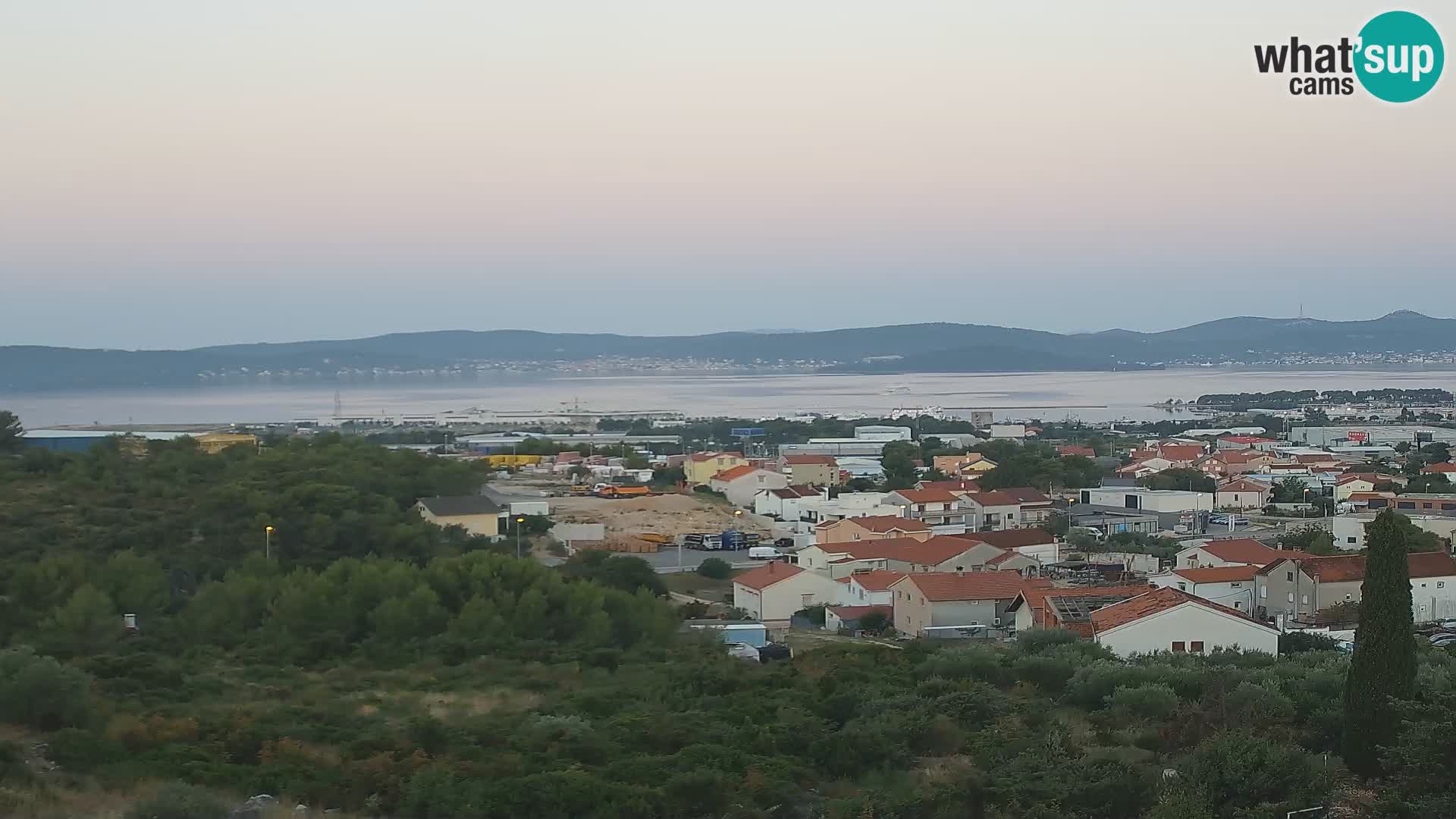 Panorama de la Webcam del Puerto Gazenica de Zadar, Zadar, Croacia