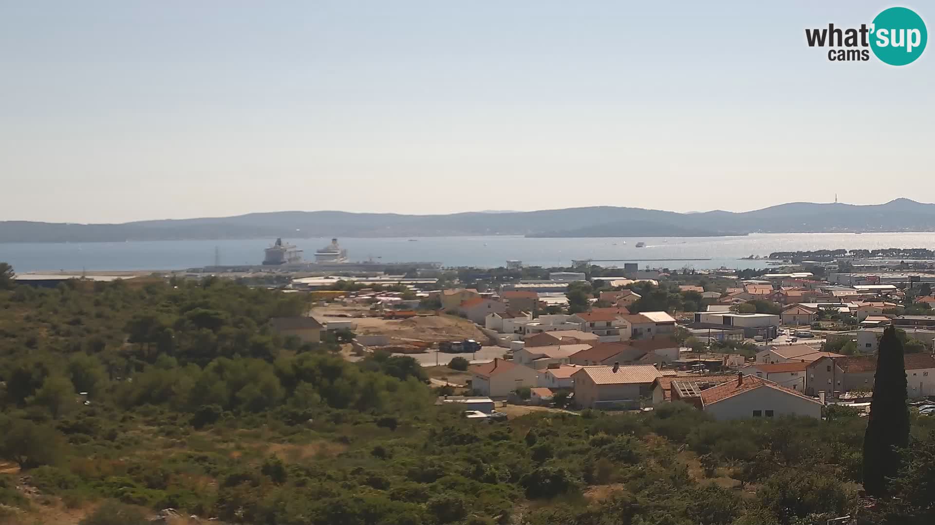 Zadar Port Gazenica Webcam Panorama, Zadar, Kroatien