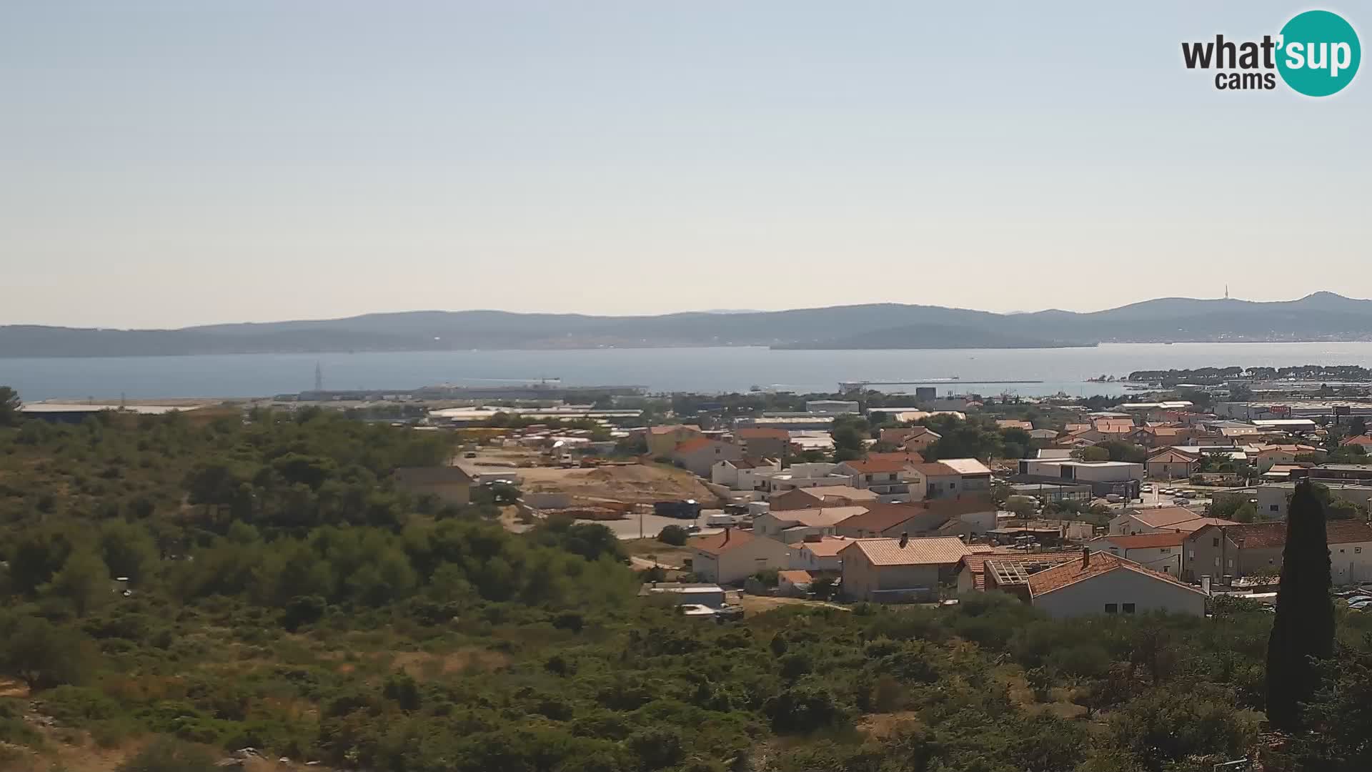 Panorama de la Webcam del Puerto Gazenica de Zadar, Zadar, Croacia
