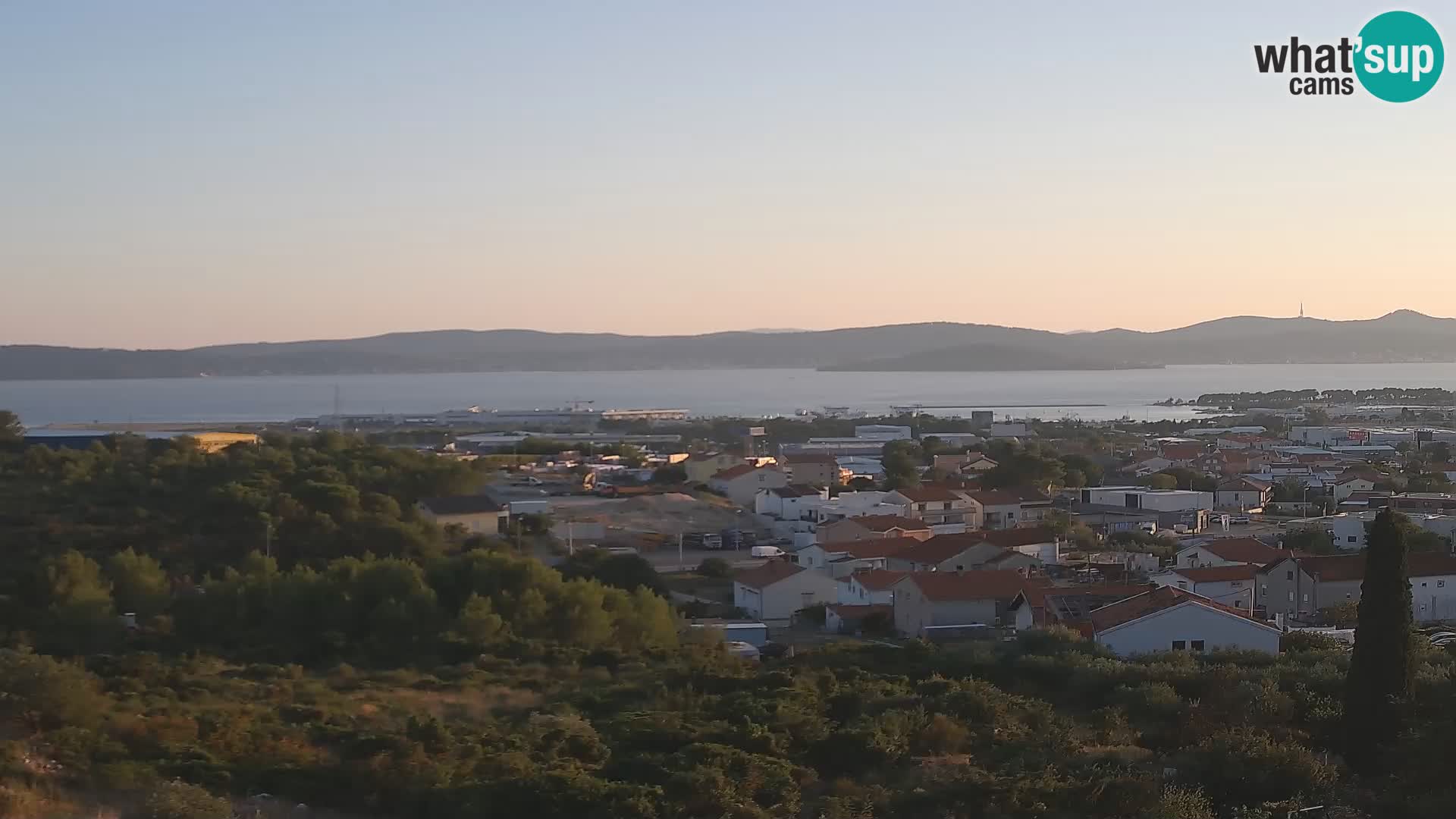 Panorama de la Webcam del Puerto Gazenica de Zadar, Zadar, Croacia