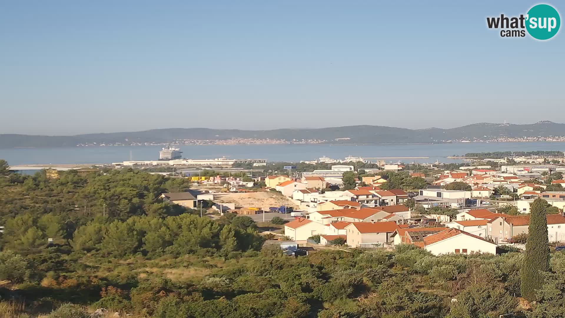 Zadar Port Gazenica Webcam Panorama, Zadar, Kroatien