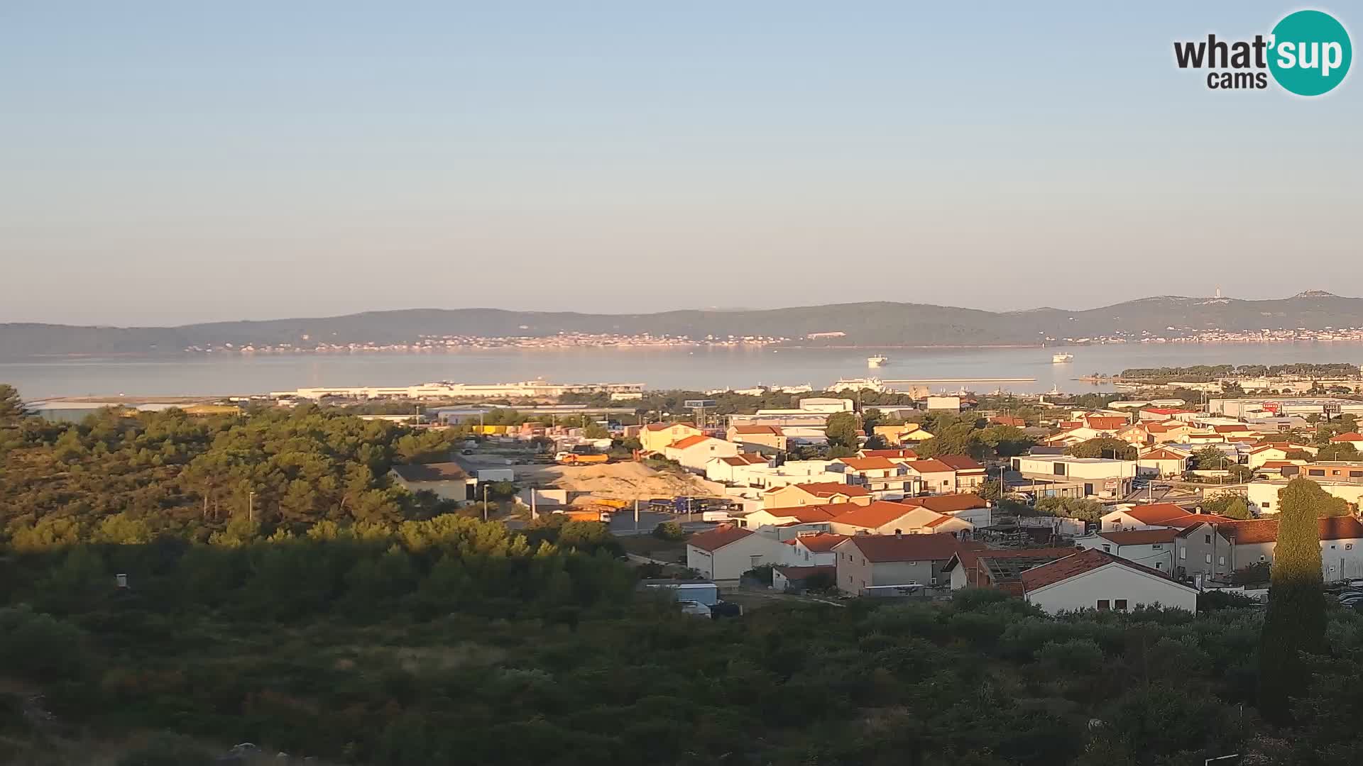 Zadar Port Gazenica Webcam Panorama, Zadar, Kroatien