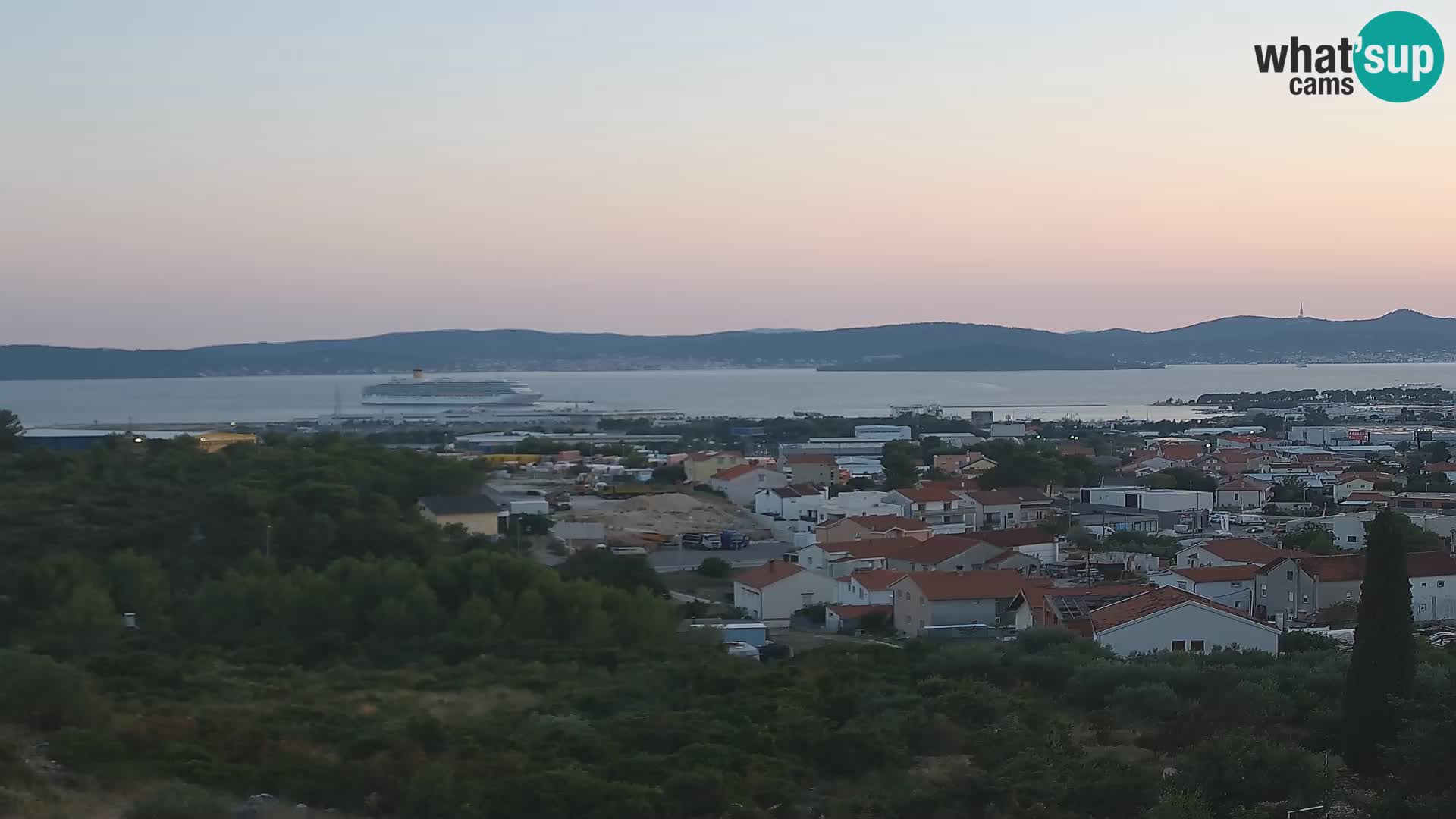 Zadar Port Gazenica Webcam Panorama, Zadar, Croatie