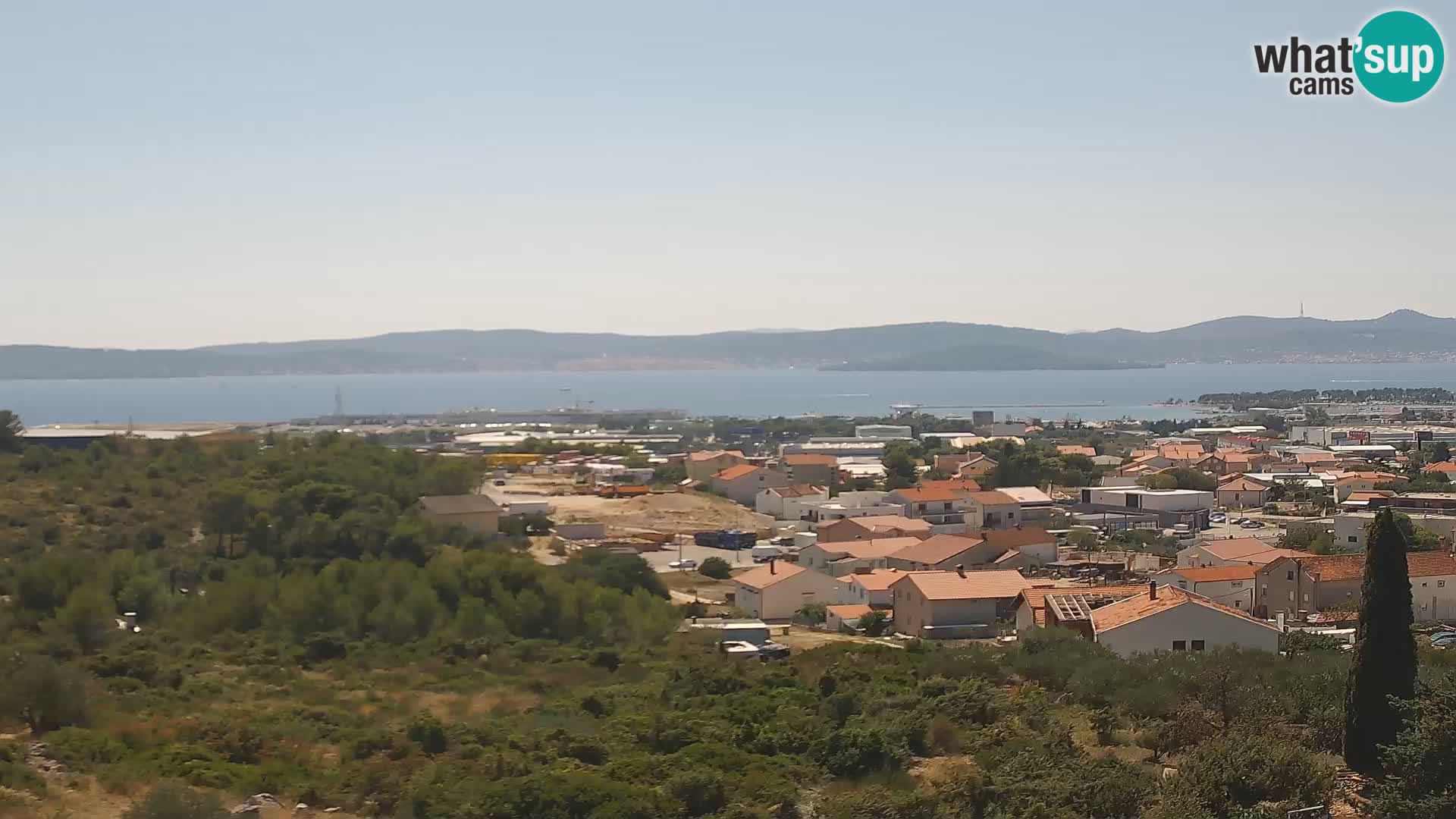 Panorama de la Webcam del Puerto Gazenica de Zadar, Zadar, Croacia