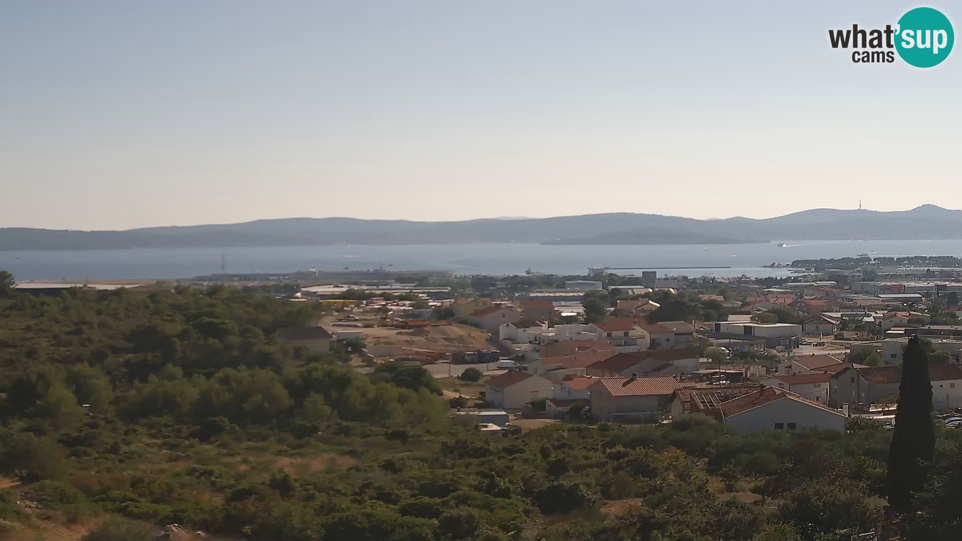 Zadar Pristanišče Gazenica s panoramsko spletno kamero, Zadar, Hrvaška