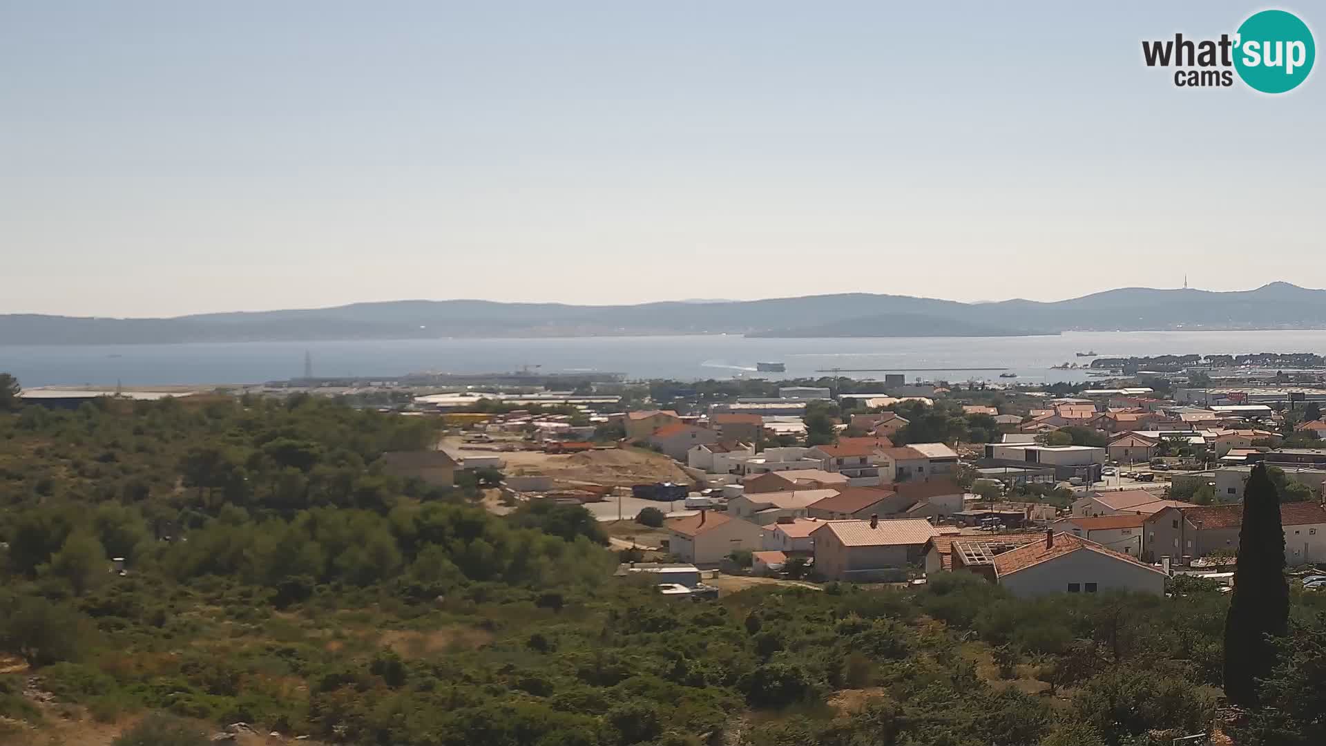 Zadar Pristanišče Gazenica s panoramsko spletno kamero, Zadar, Hrvaška