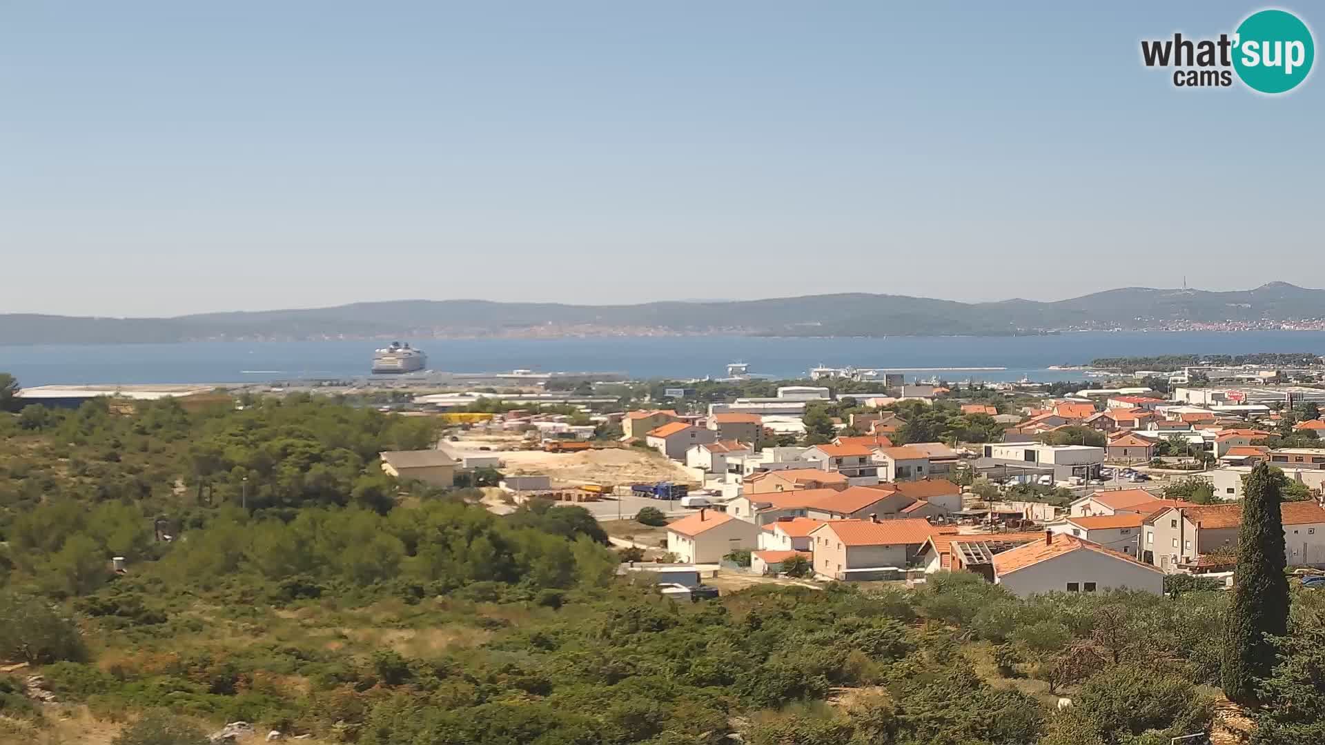 Zadar Pristanišče Gazenica s panoramsko spletno kamero, Zadar, Hrvaška