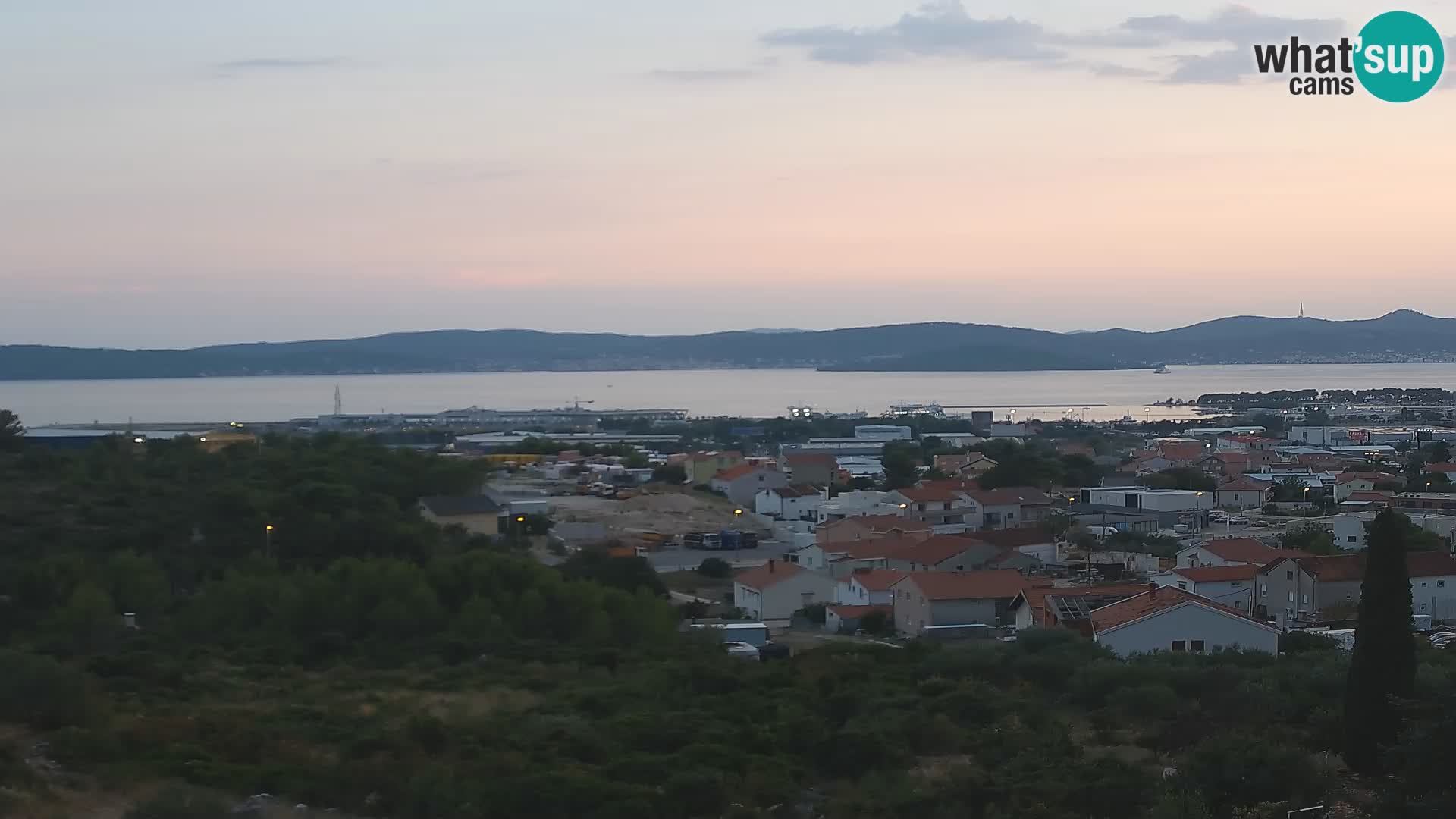 Zadar Port Gazenica Webcam Panorama, Zadar, Kroatien