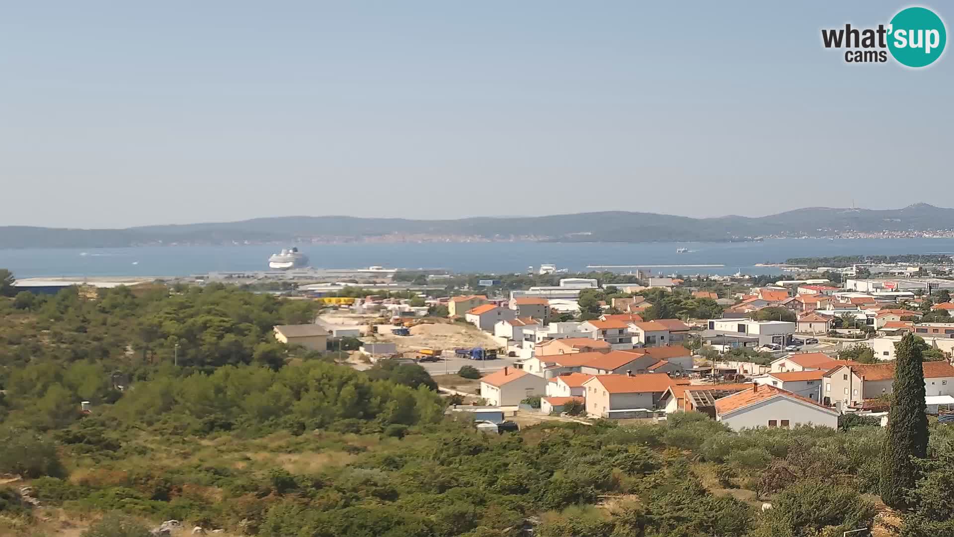 Zadar Port Gazenica Webcam Panorama, Zadar, Kroatien