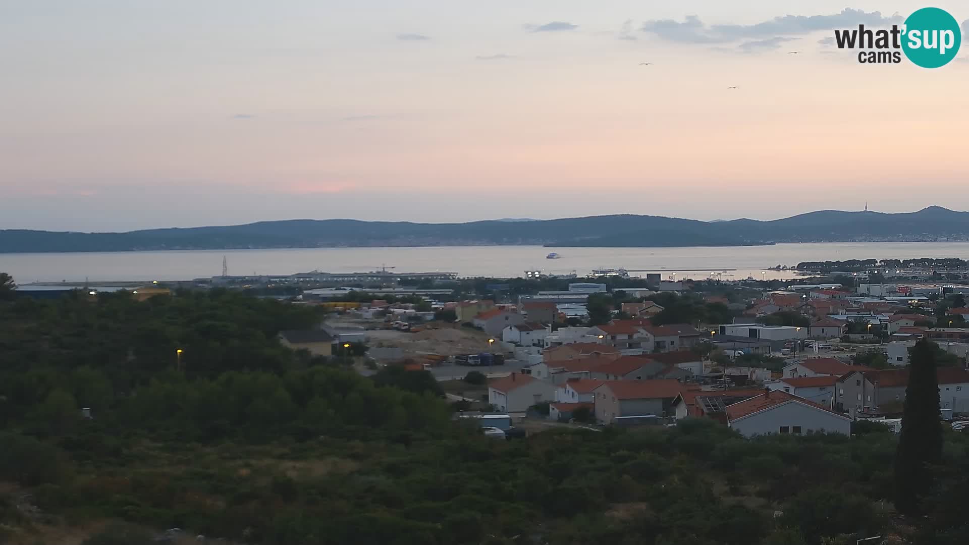 Panorama de la Webcam del Puerto Gazenica de Zadar, Zadar, Croacia