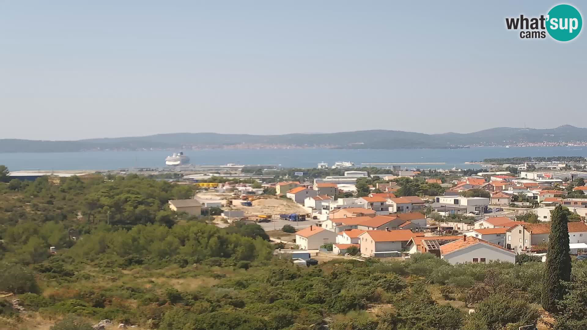 Zadar Port Gazenica Webcam Panorama, Zadar, Kroatien