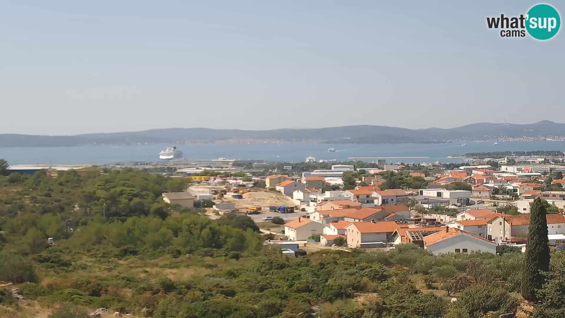 Zadar Port Gazenica Webcam Panorama, Zadar, Kroatien