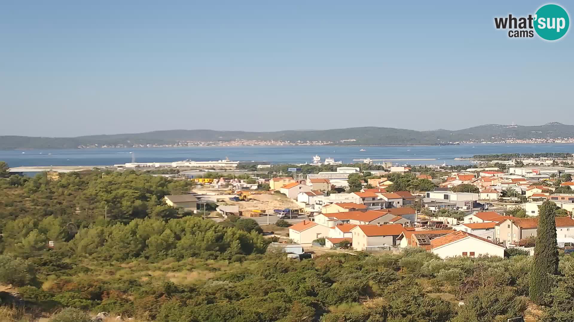 Panorama de la Webcam del Puerto Gazenica de Zadar, Zadar, Croacia