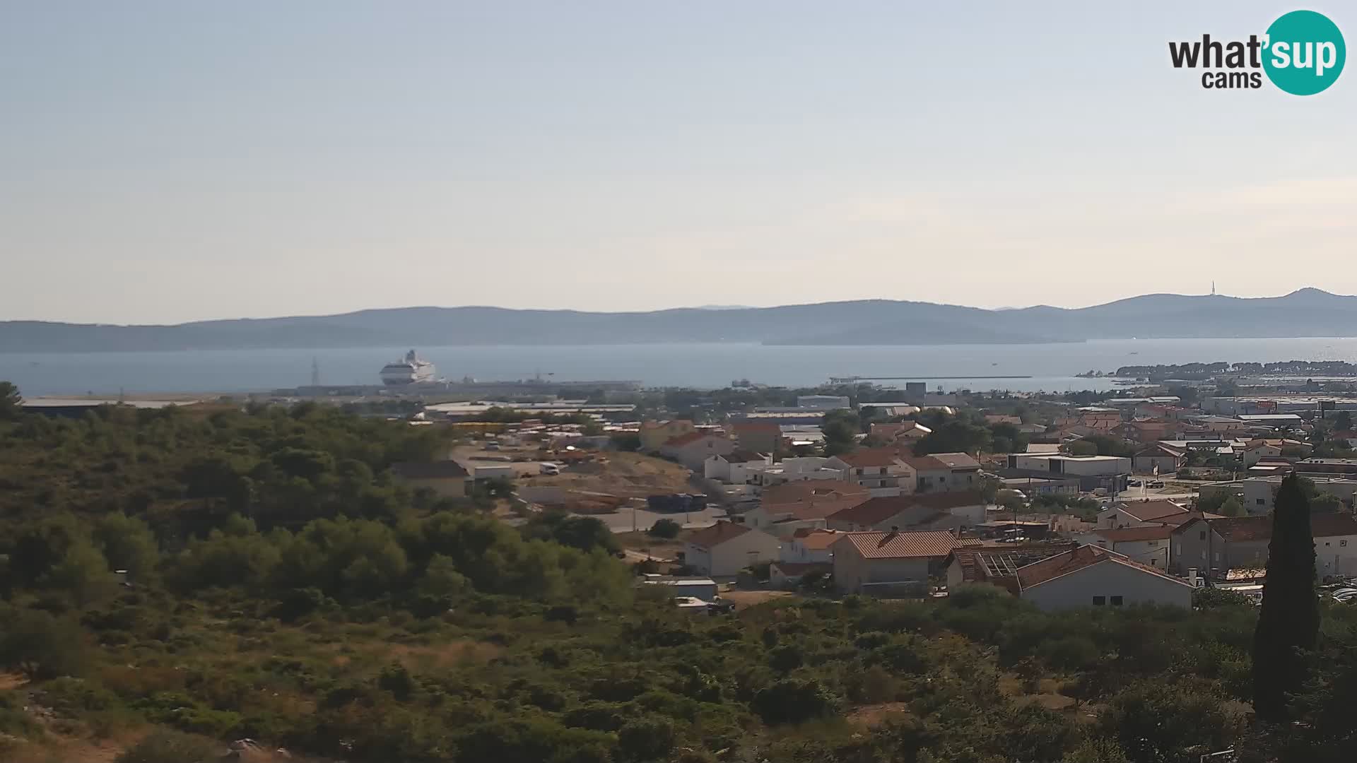 Panorama de la Webcam del Puerto Gazenica de Zadar, Zadar, Croacia