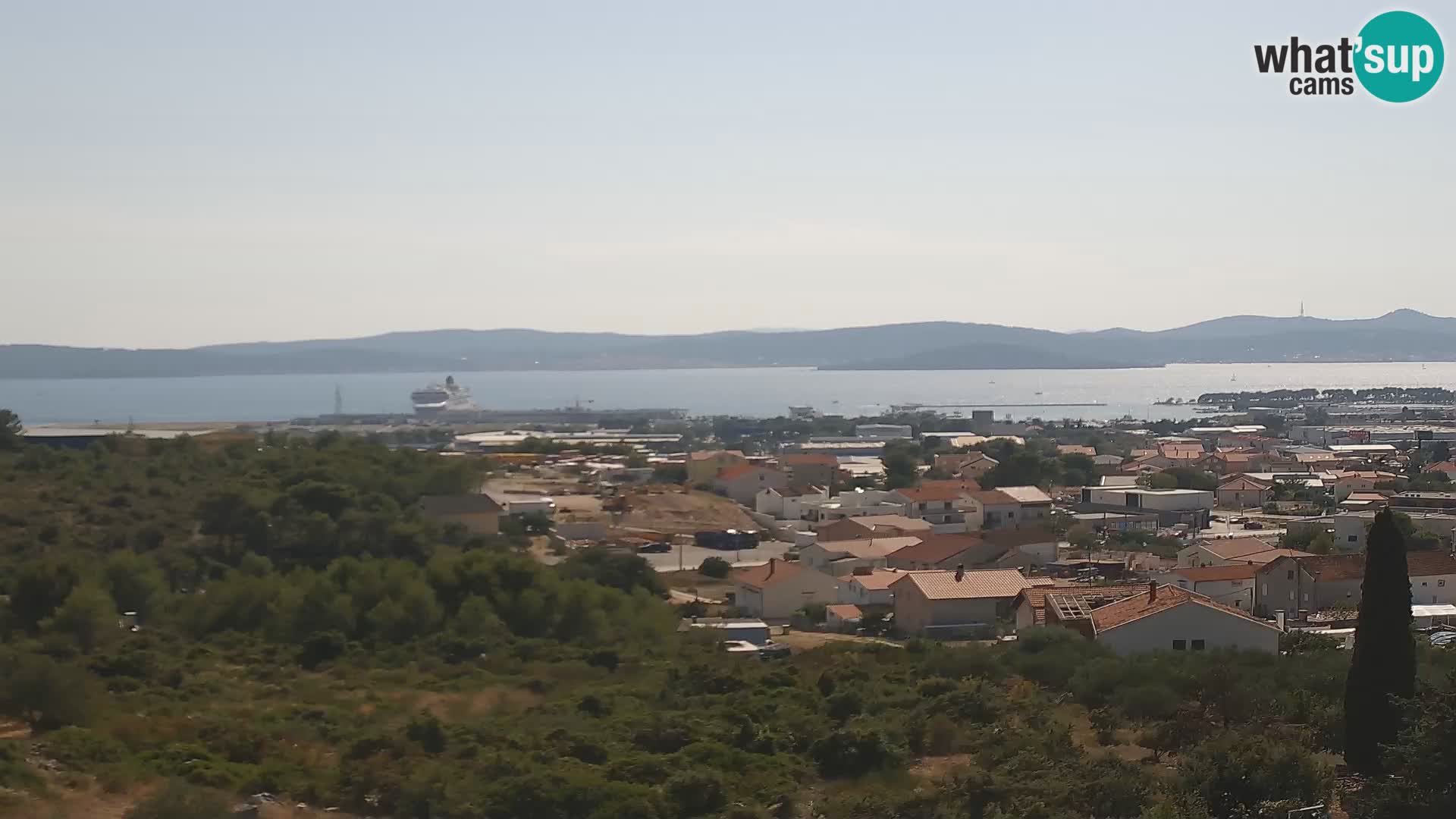 Panoramska web kamera Luke Gaženica u Zadru, Hrvatska