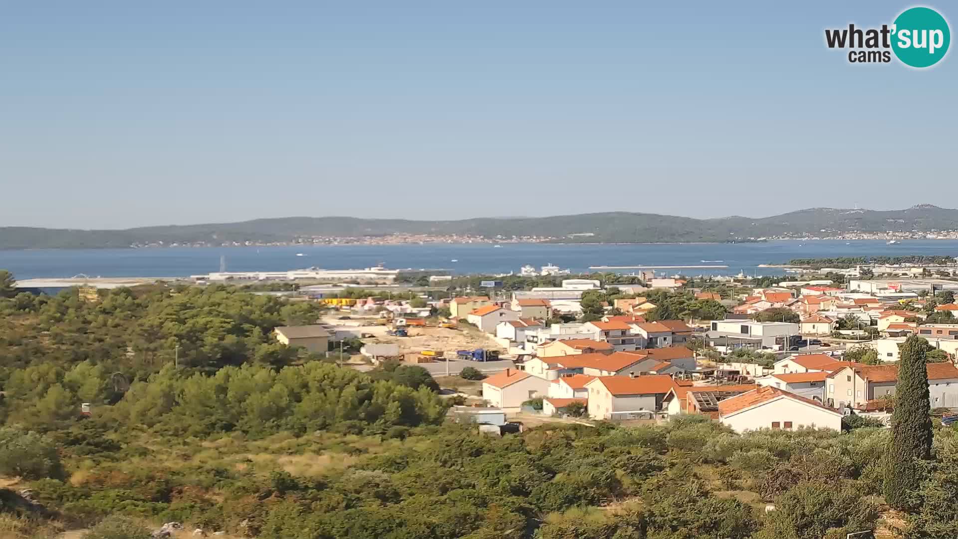 Panoramska web kamera Luke Gaženica u Zadru, Hrvatska