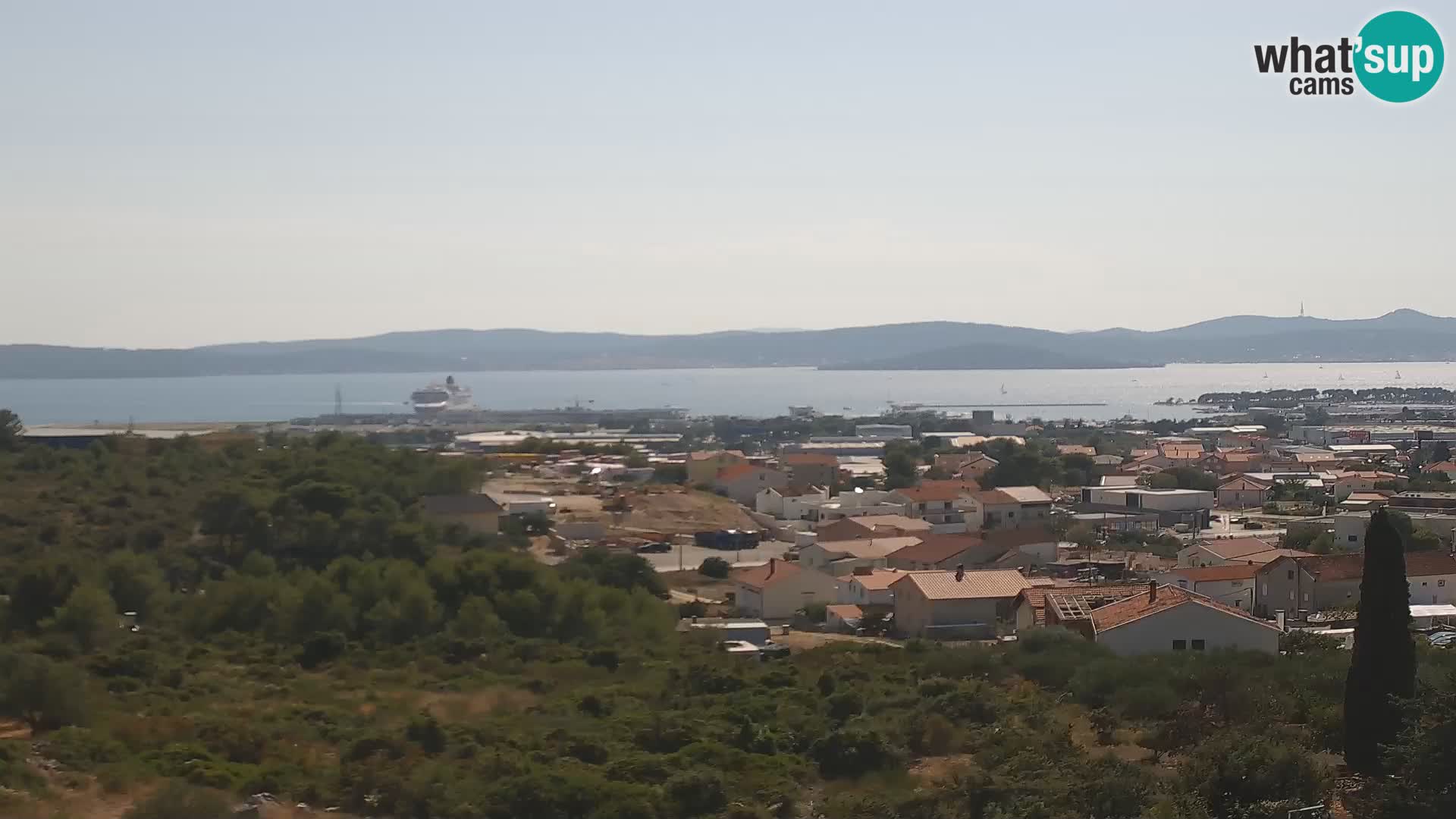 Panoramska web kamera Luke Gaženica u Zadru, Hrvatska