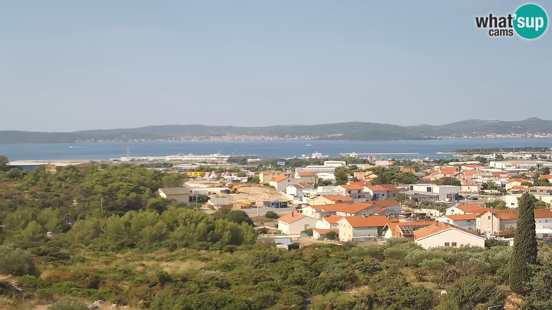 Zadar Pristanišče Gazenica s panoramsko spletno kamero, Zadar, Hrvaška