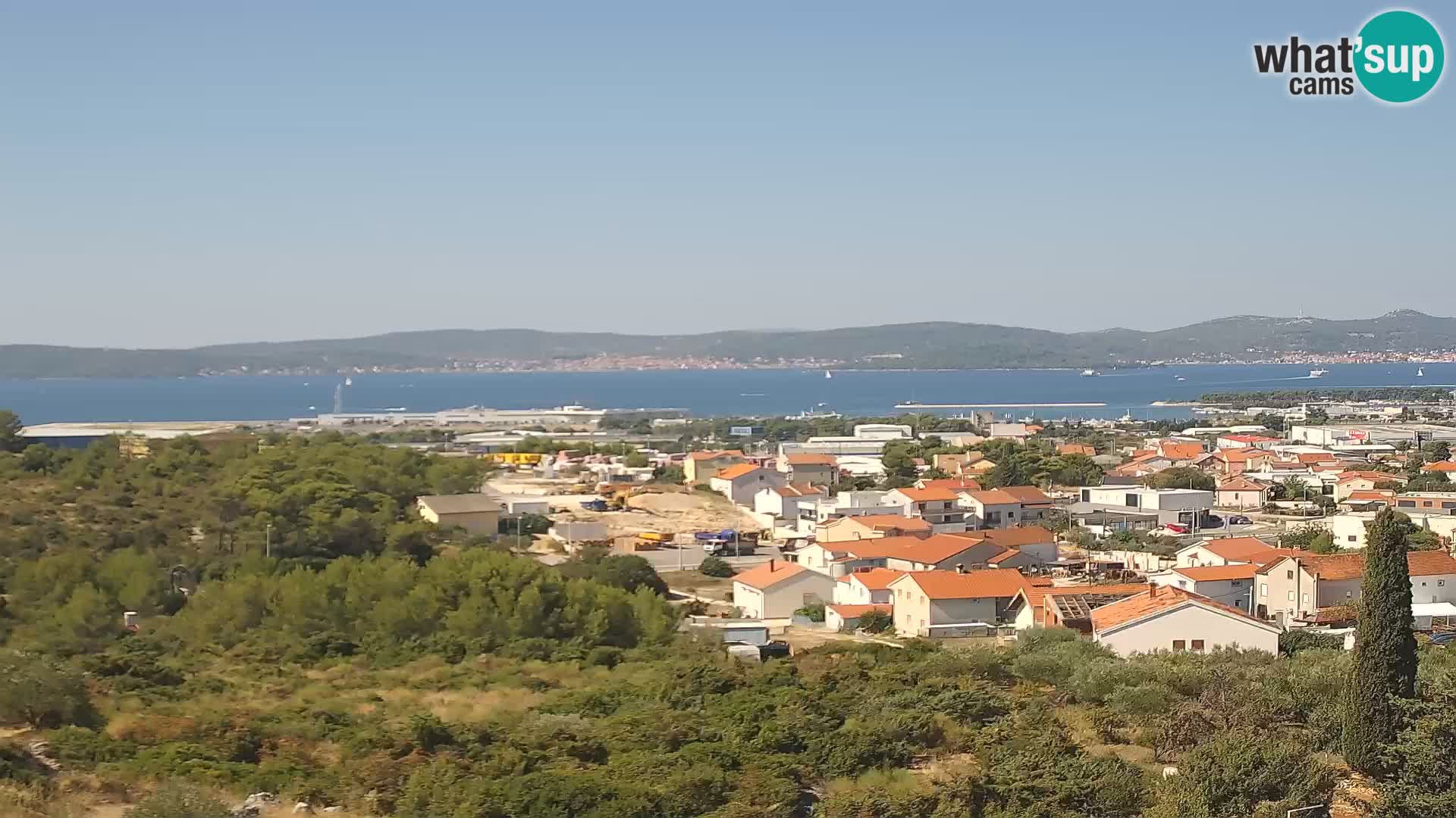 Zadar Port Gazenica Webcam Panorama, Zadar, Kroatien
