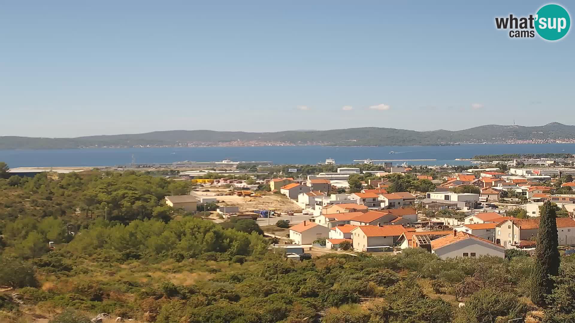 Zadar Pristanišče Gazenica s panoramsko spletno kamero, Zadar, Hrvaška