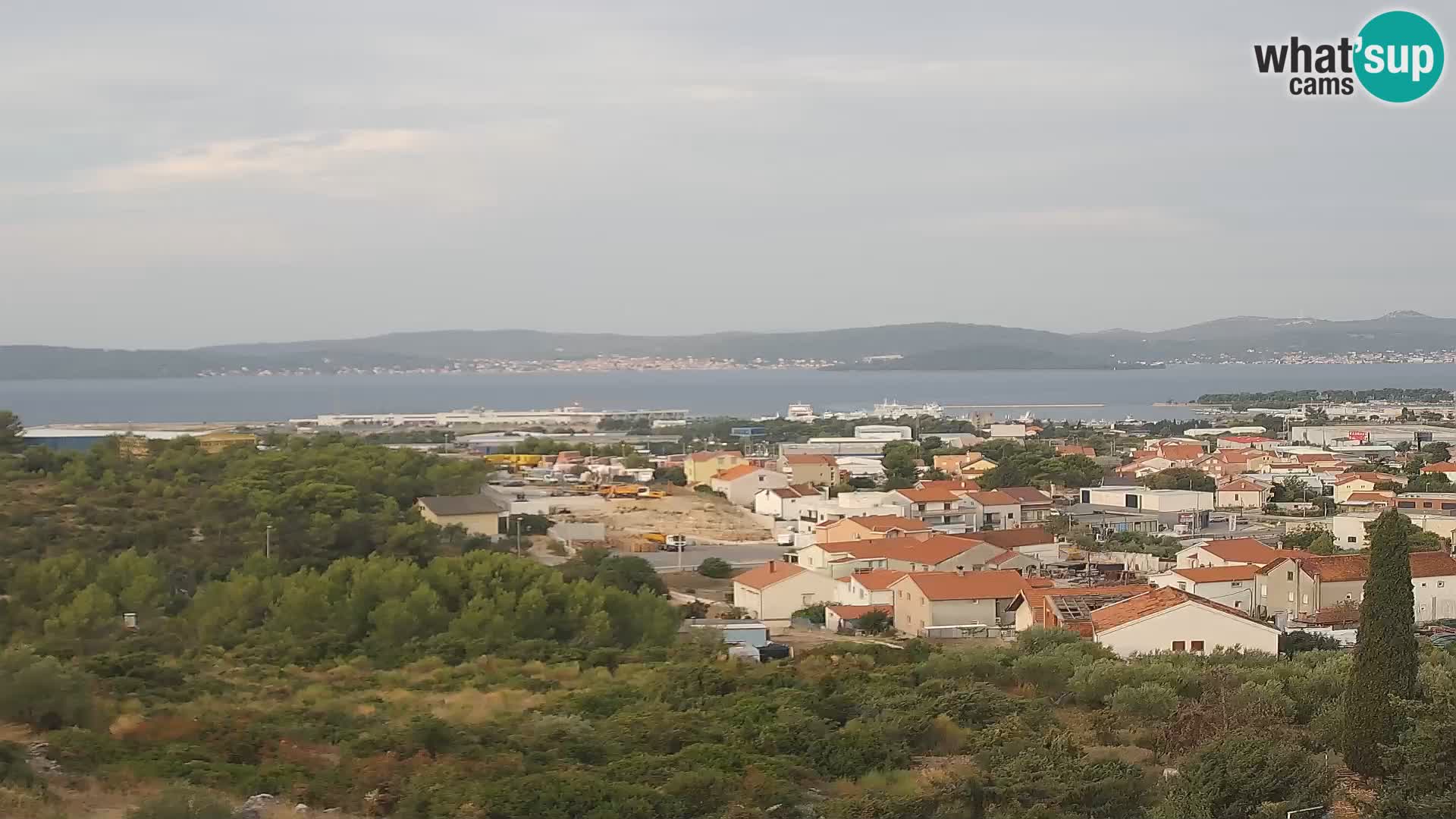 Panorama de la Webcam del Puerto Gazenica de Zadar, Zadar, Croacia