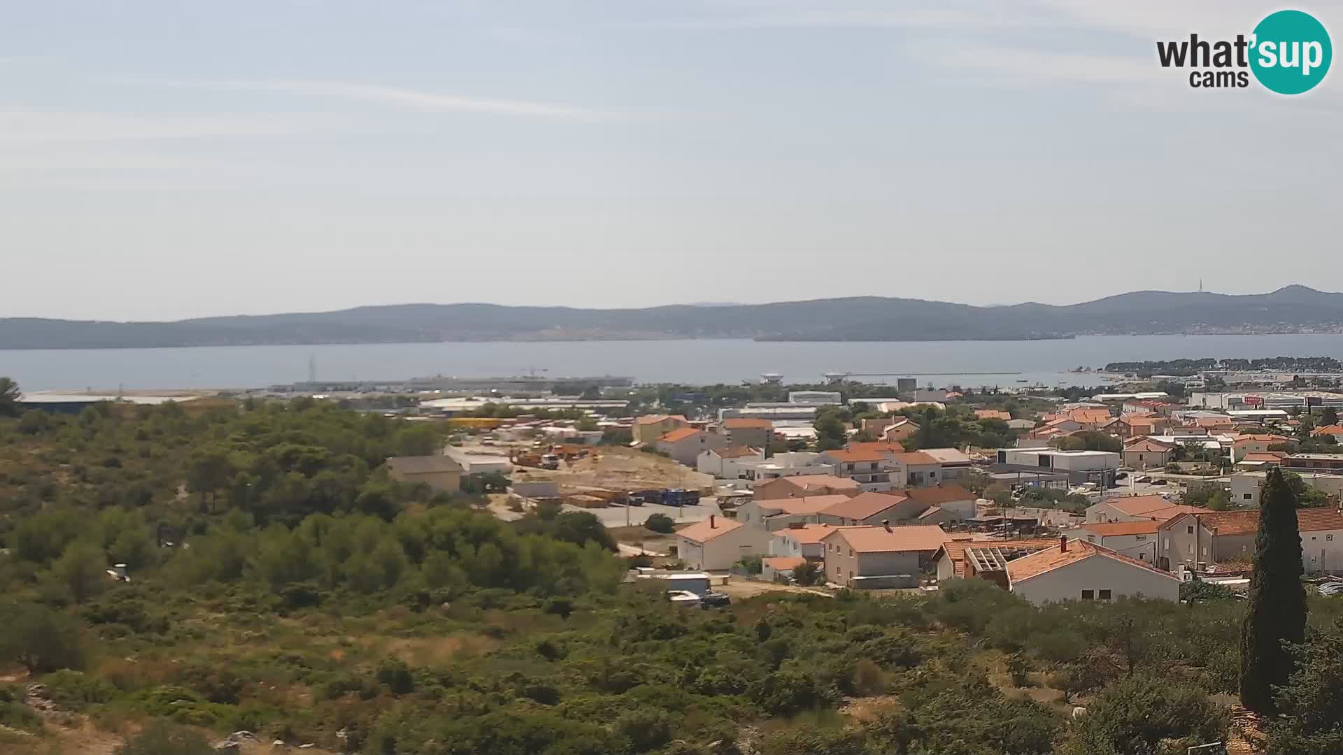 Zadar Pristanišče Gazenica s panoramsko spletno kamero, Zadar, Hrvaška