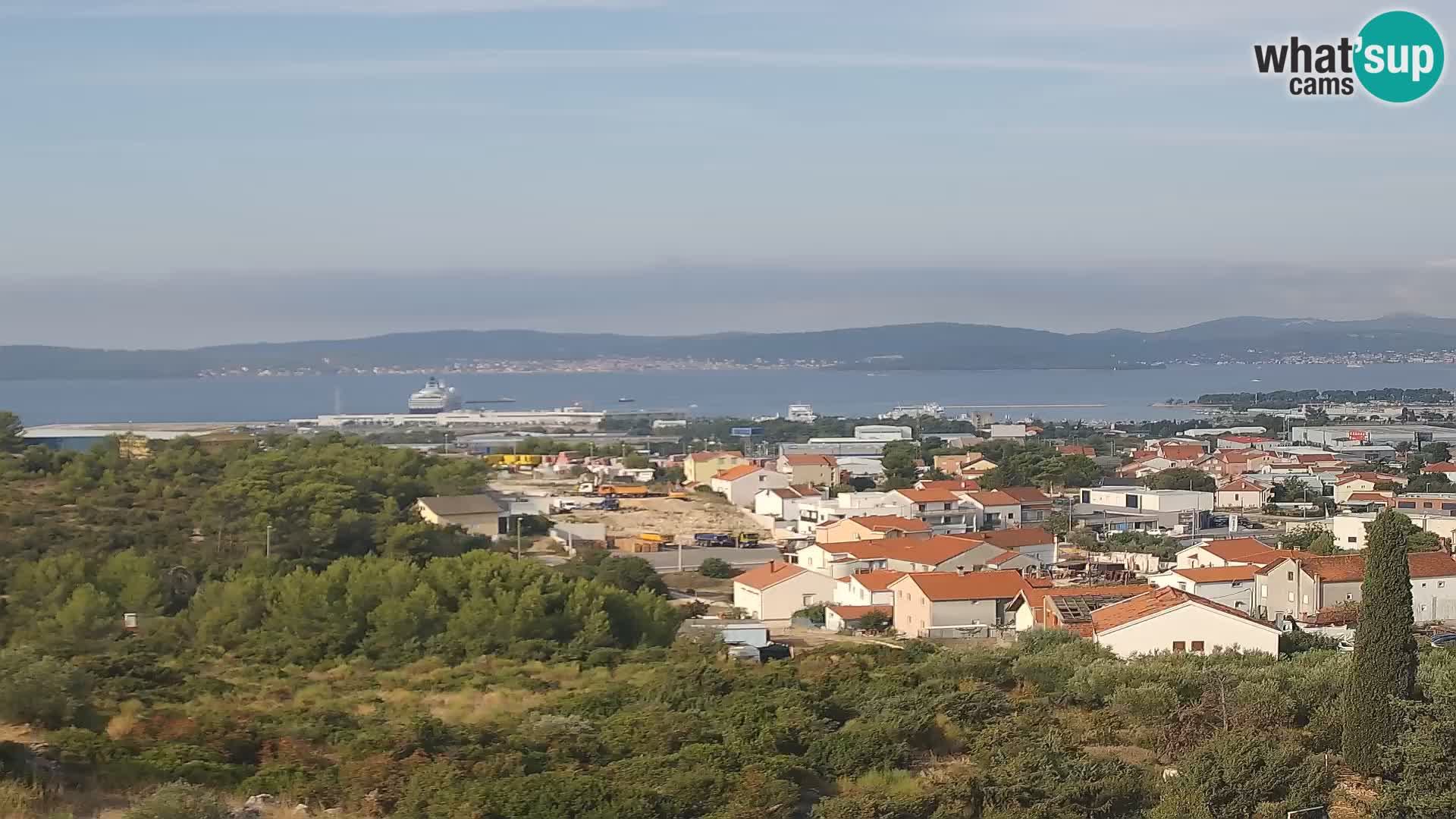Zadar Port Gazenica Webcam Panorama, Zadar, Kroatien