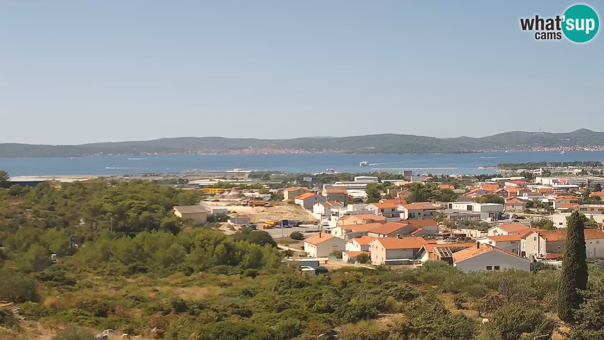 Panorama de la Webcam del Puerto Gazenica de Zadar, Zadar, Croacia