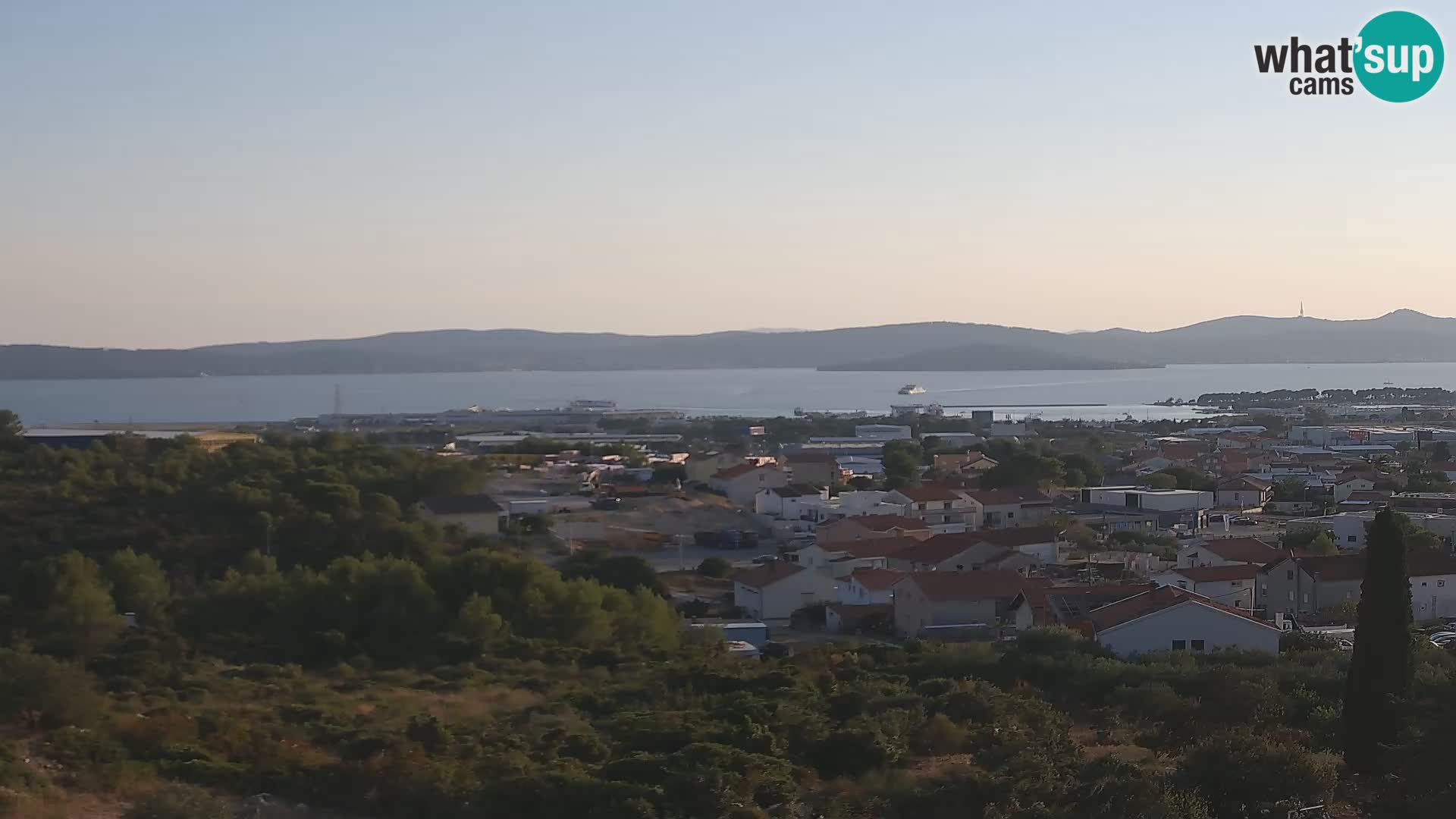 Panoramska web kamera Luke Gaženica u Zadru, Hrvatska