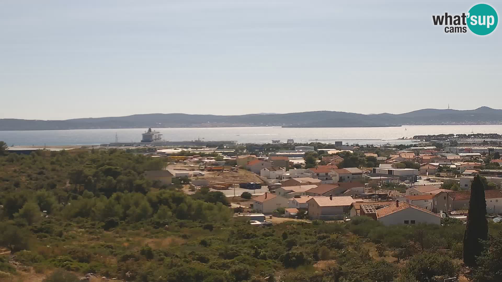 Zadar Pristanišče Gazenica s panoramsko spletno kamero, Zadar, Hrvaška