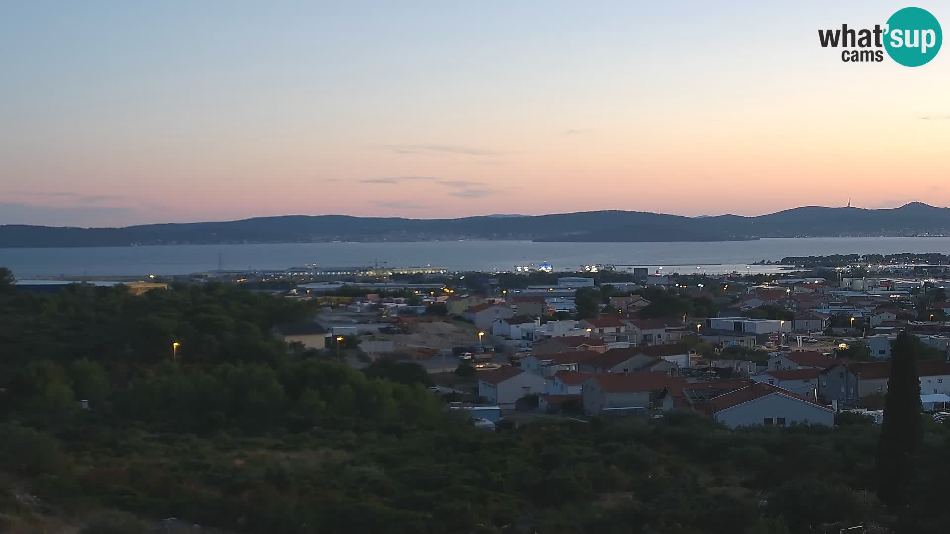Zadar Port Gazenica Webcam Panorama, Zadar, Kroatien