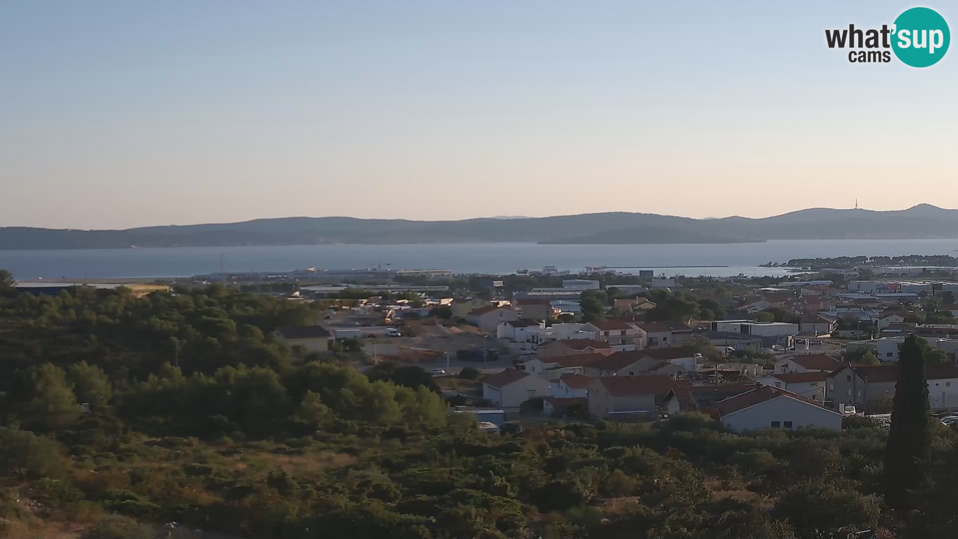 Panorama de la Webcam del Puerto Gazenica de Zadar, Zadar, Croacia