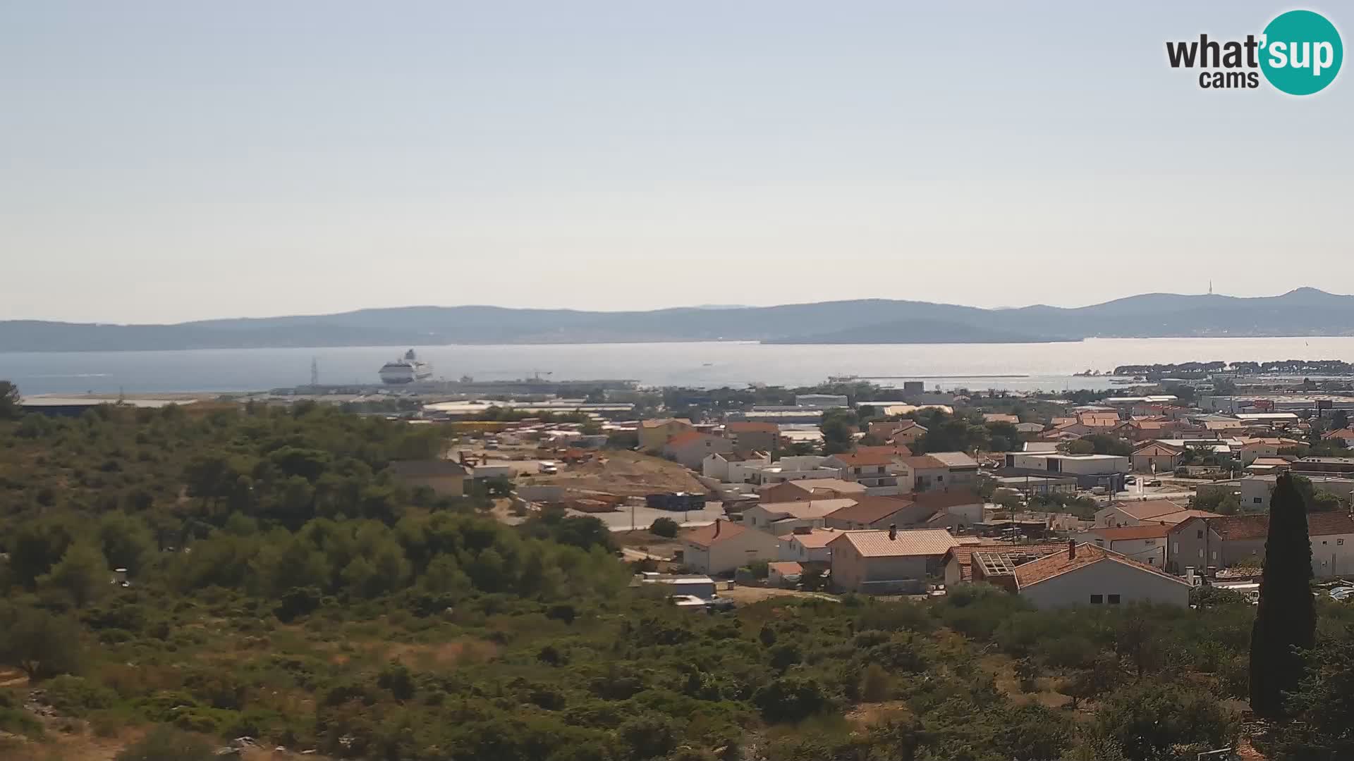 Zadar Pristanišče Gazenica s panoramsko spletno kamero, Zadar, Hrvaška