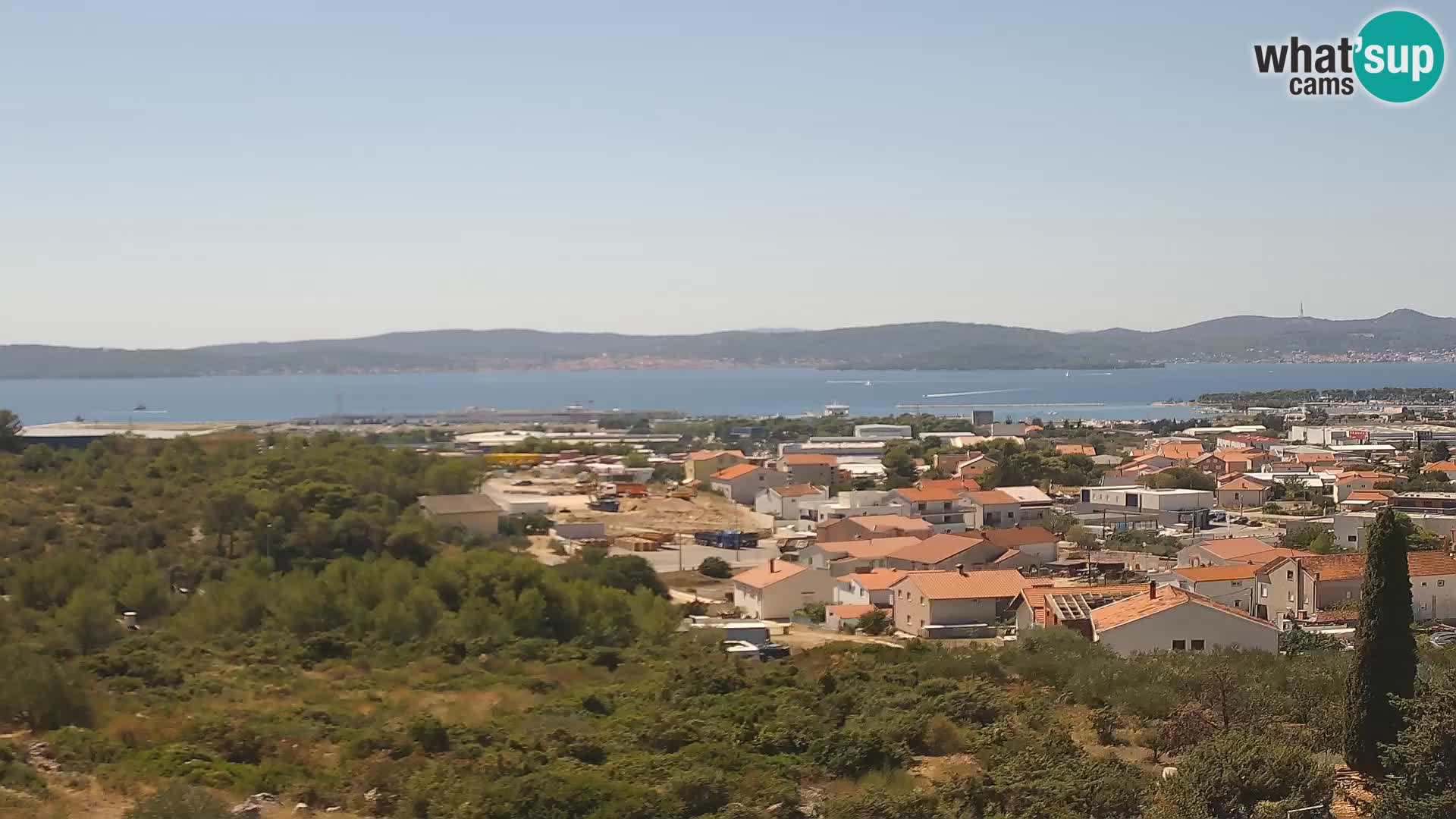 Panoramska web kamera Luke Gaženica u Zadru, Hrvatska