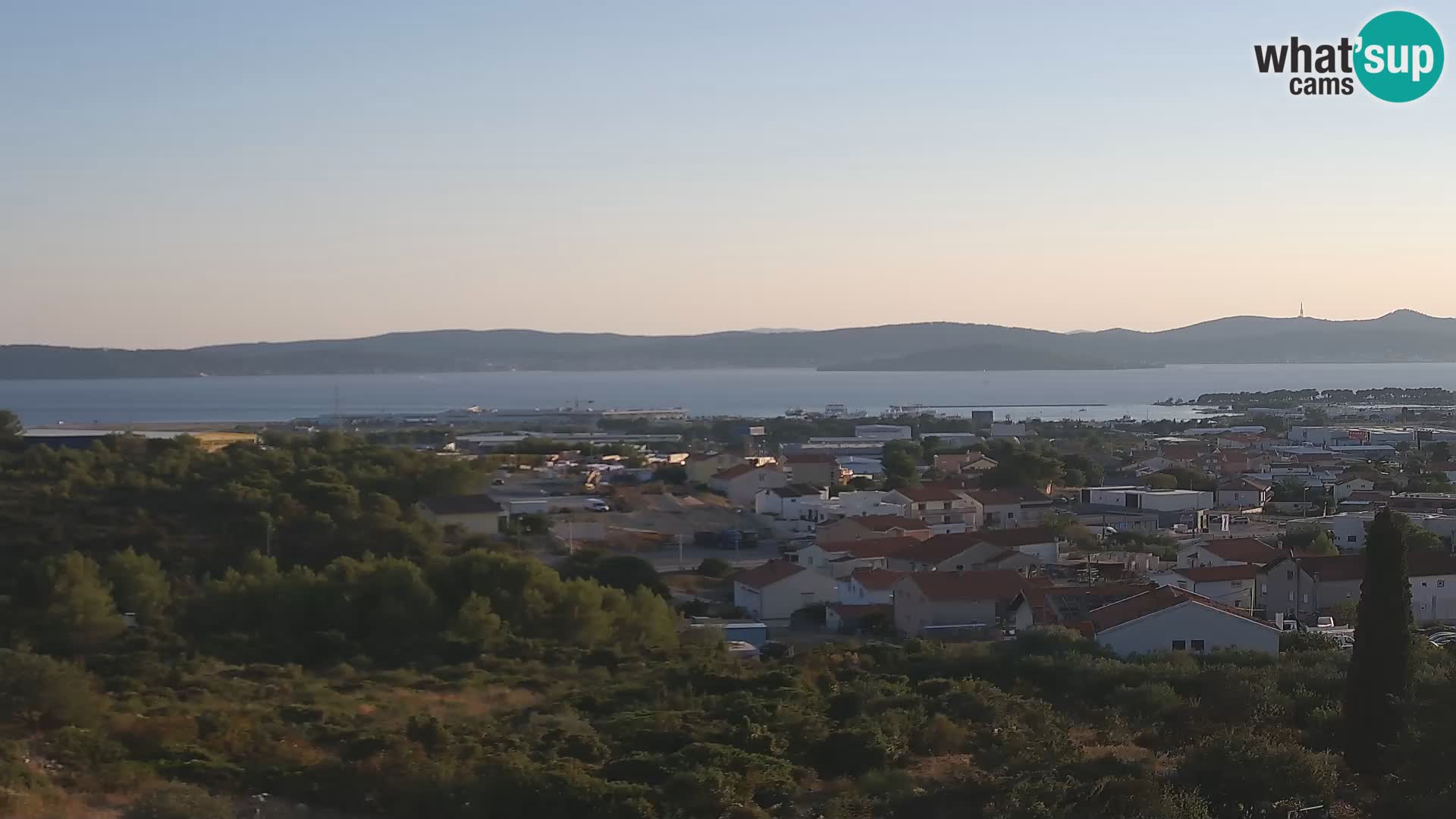 Panorama de la Webcam del Puerto Gazenica de Zadar, Zadar, Croacia