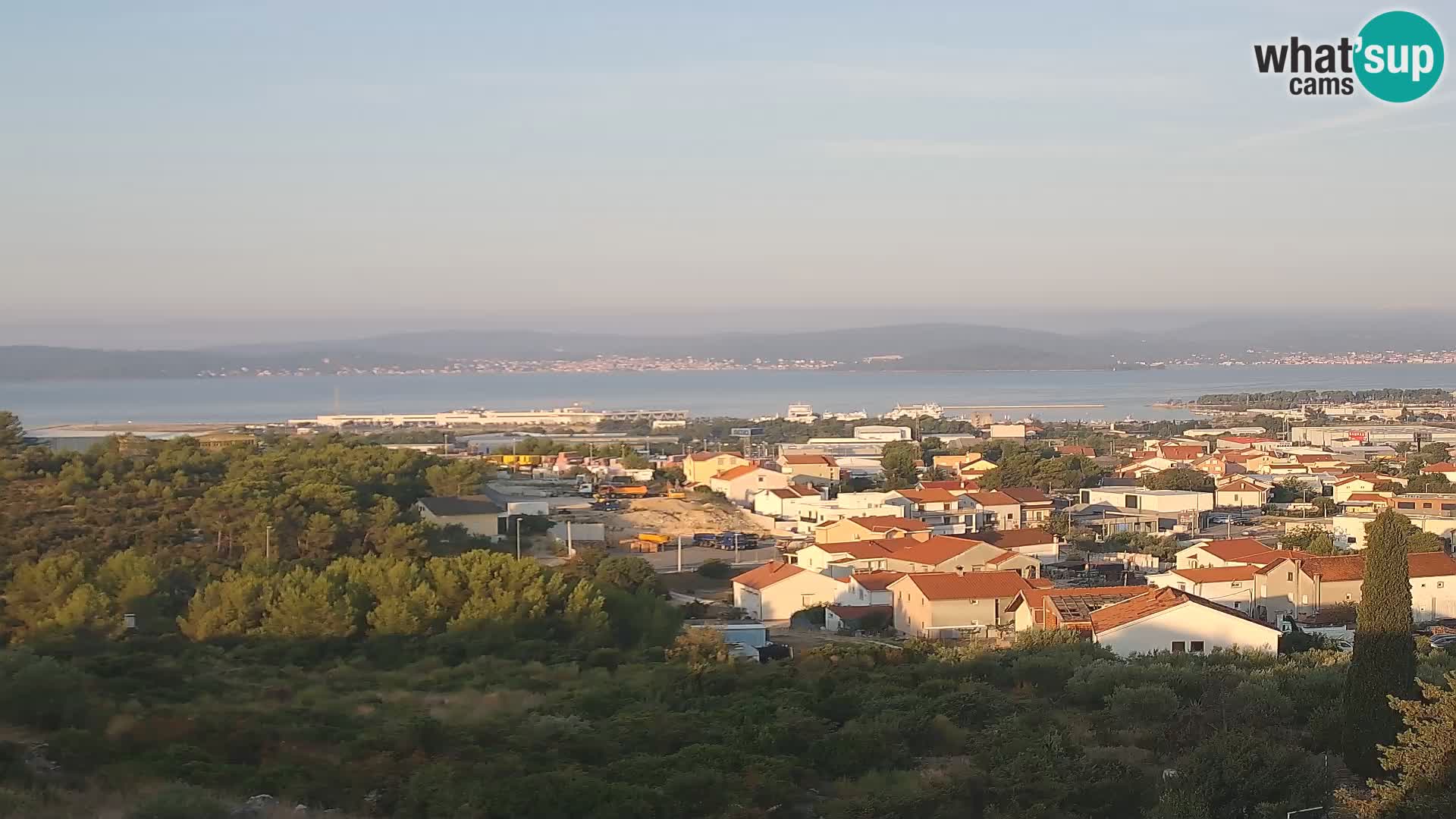 Panoramska web kamera Luke Gaženica u Zadru, Hrvatska