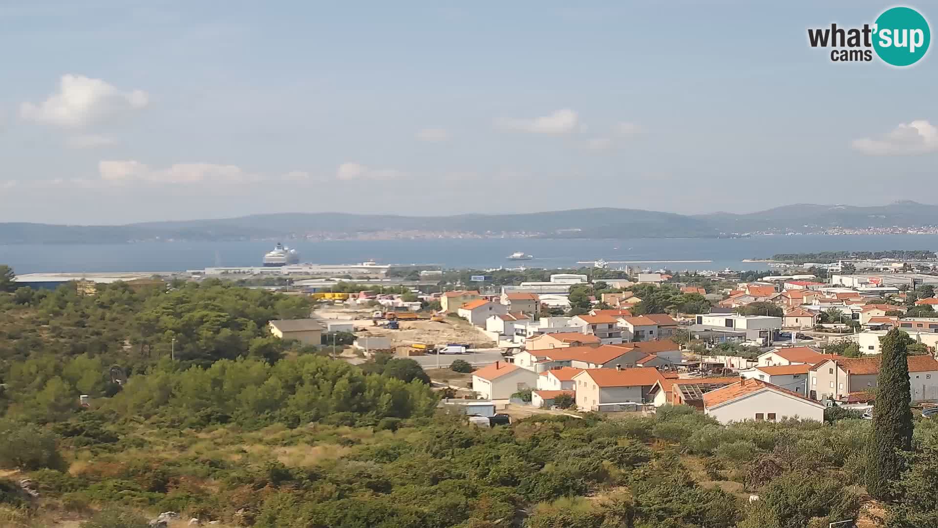 Panorama de la Webcam del Puerto Gazenica de Zadar, Zadar, Croacia