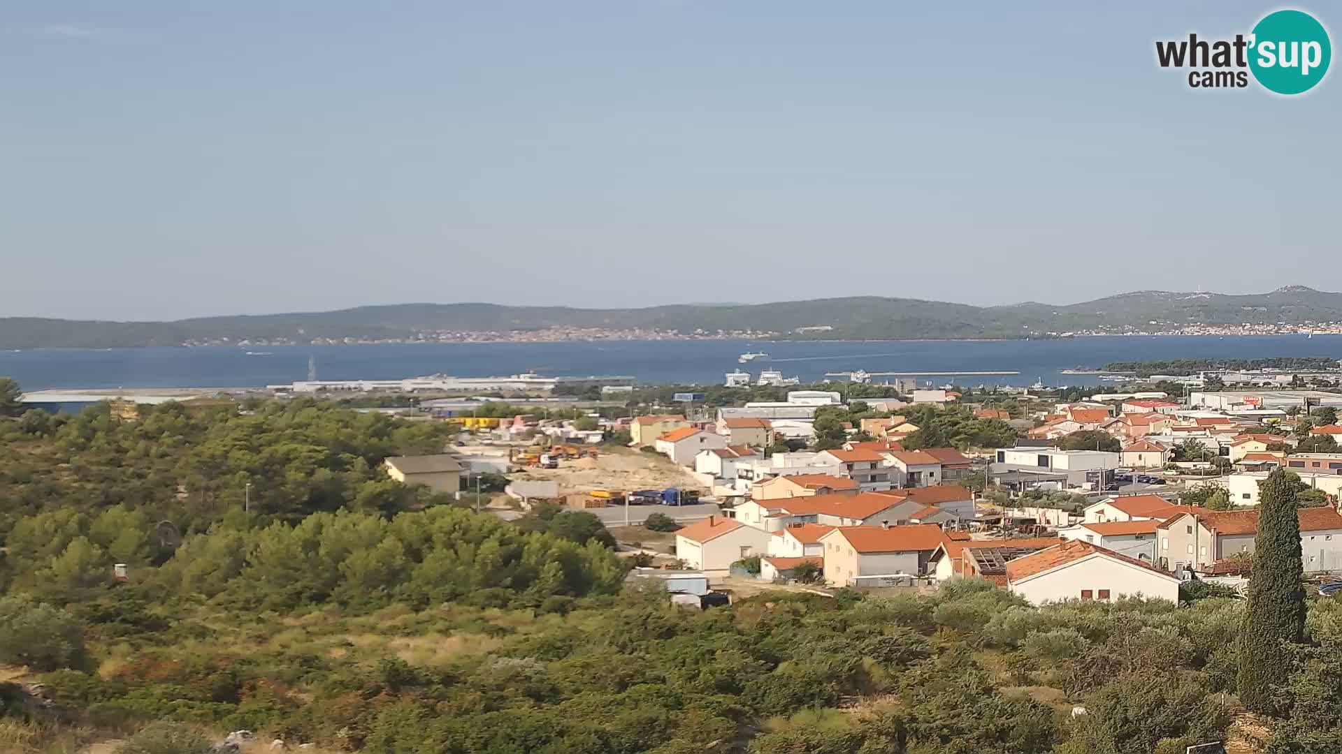 Panorama de la Webcam del Puerto Gazenica de Zadar, Zadar, Croacia