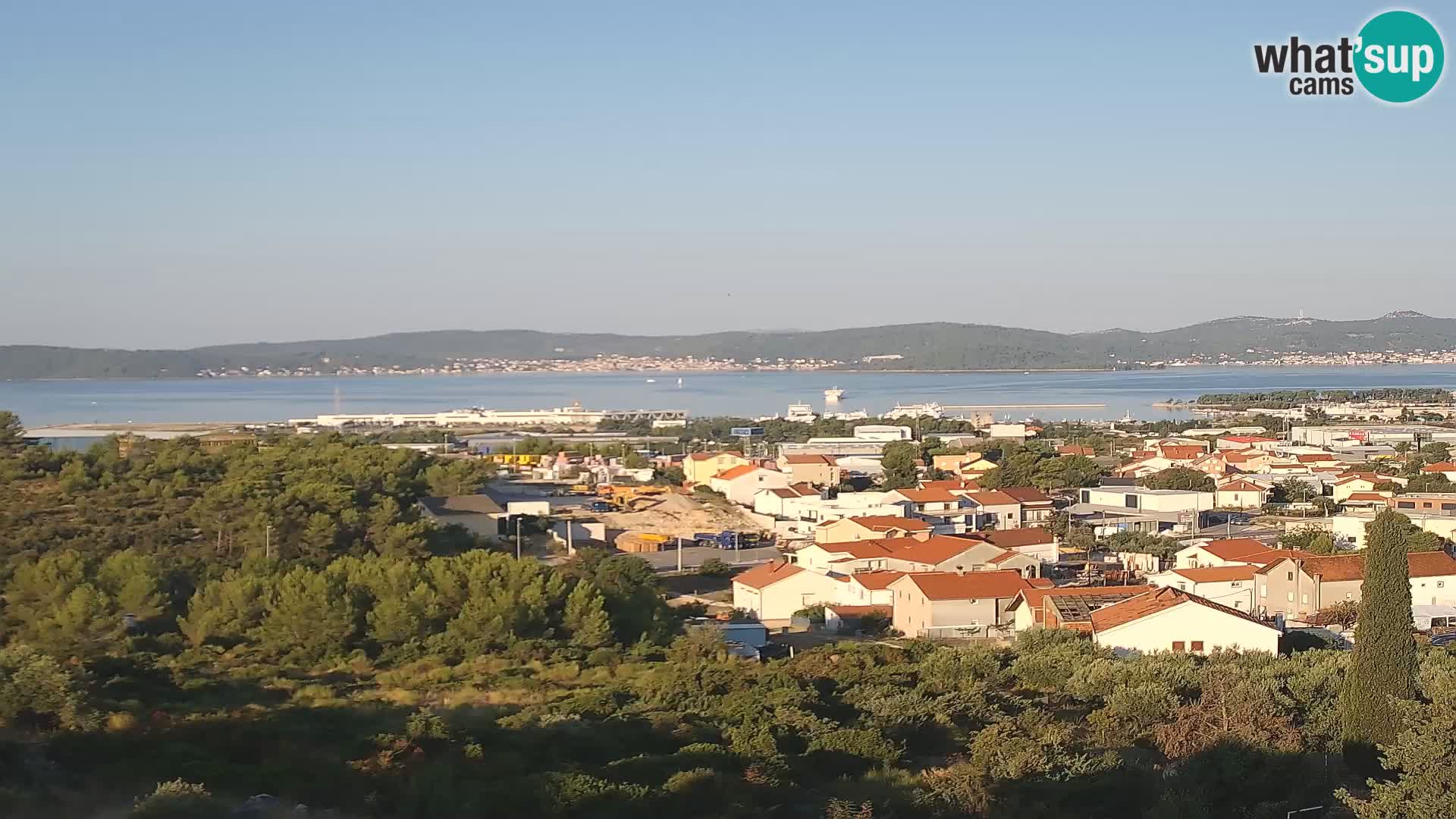 Panoramska web kamera Luke Gaženica u Zadru, Hrvatska