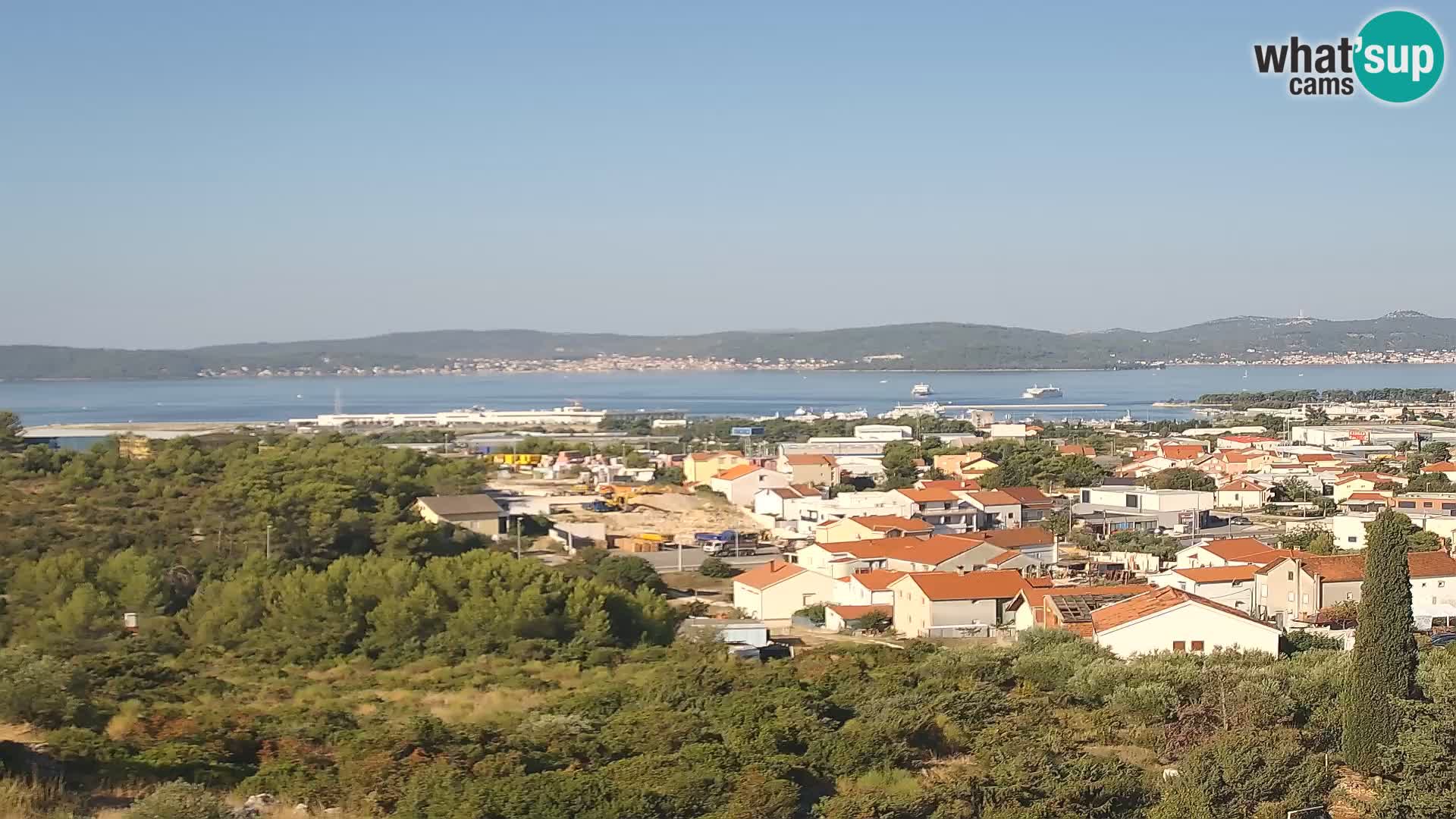 Panorama de la Webcam del Puerto Gazenica de Zadar, Zadar, Croacia