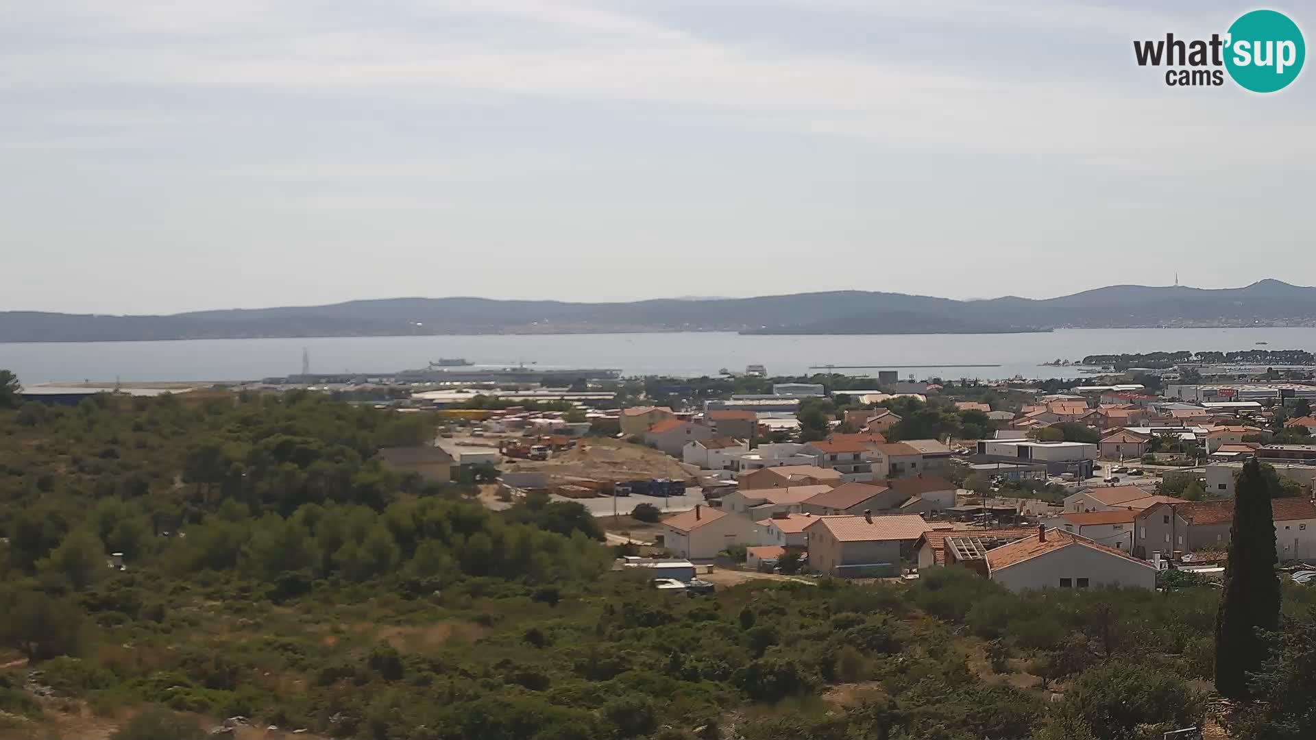 Panorama de la Webcam del Puerto Gazenica de Zadar, Zadar, Croacia