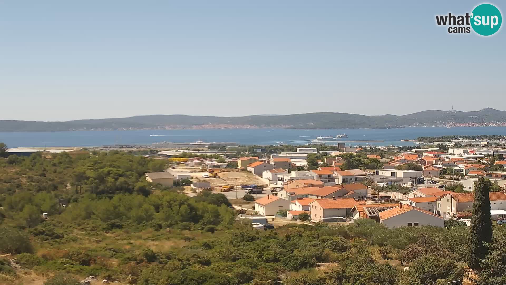 Panorama de la Webcam del Puerto Gazenica de Zadar, Zadar, Croacia