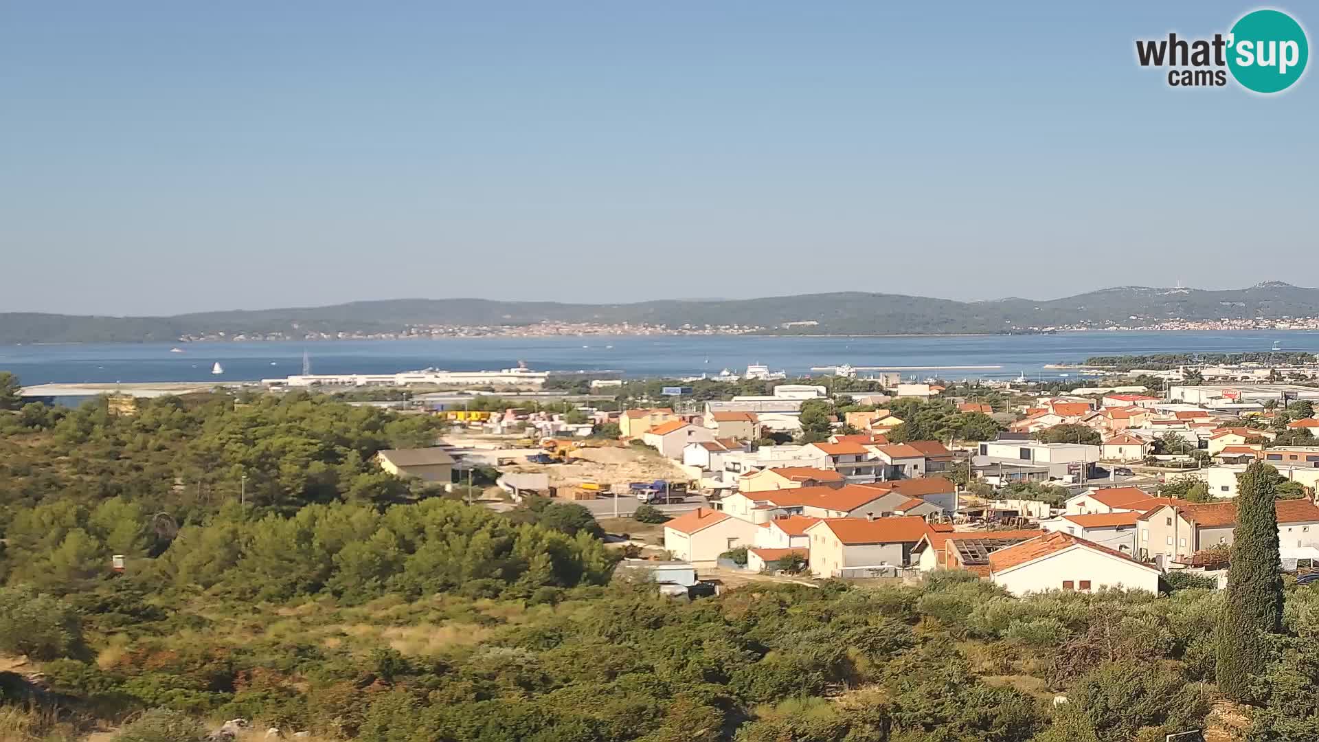 Zadar Port Gazenica Webcam Panorama, Zadar, Kroatien
