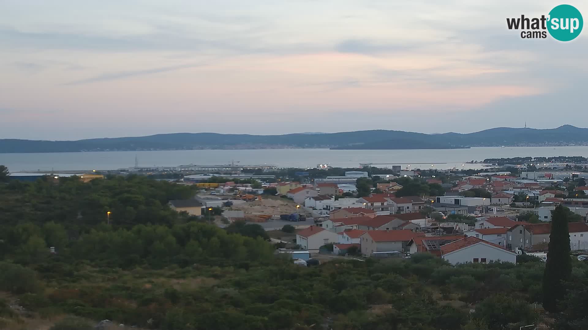 Panorama de la Webcam del Puerto Gazenica de Zadar, Zadar, Croacia