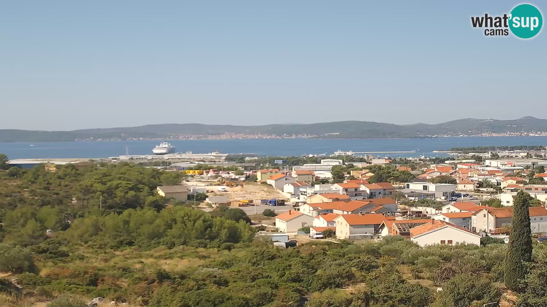 Panoramska web kamera Luke Gaženica u Zadru, Hrvatska