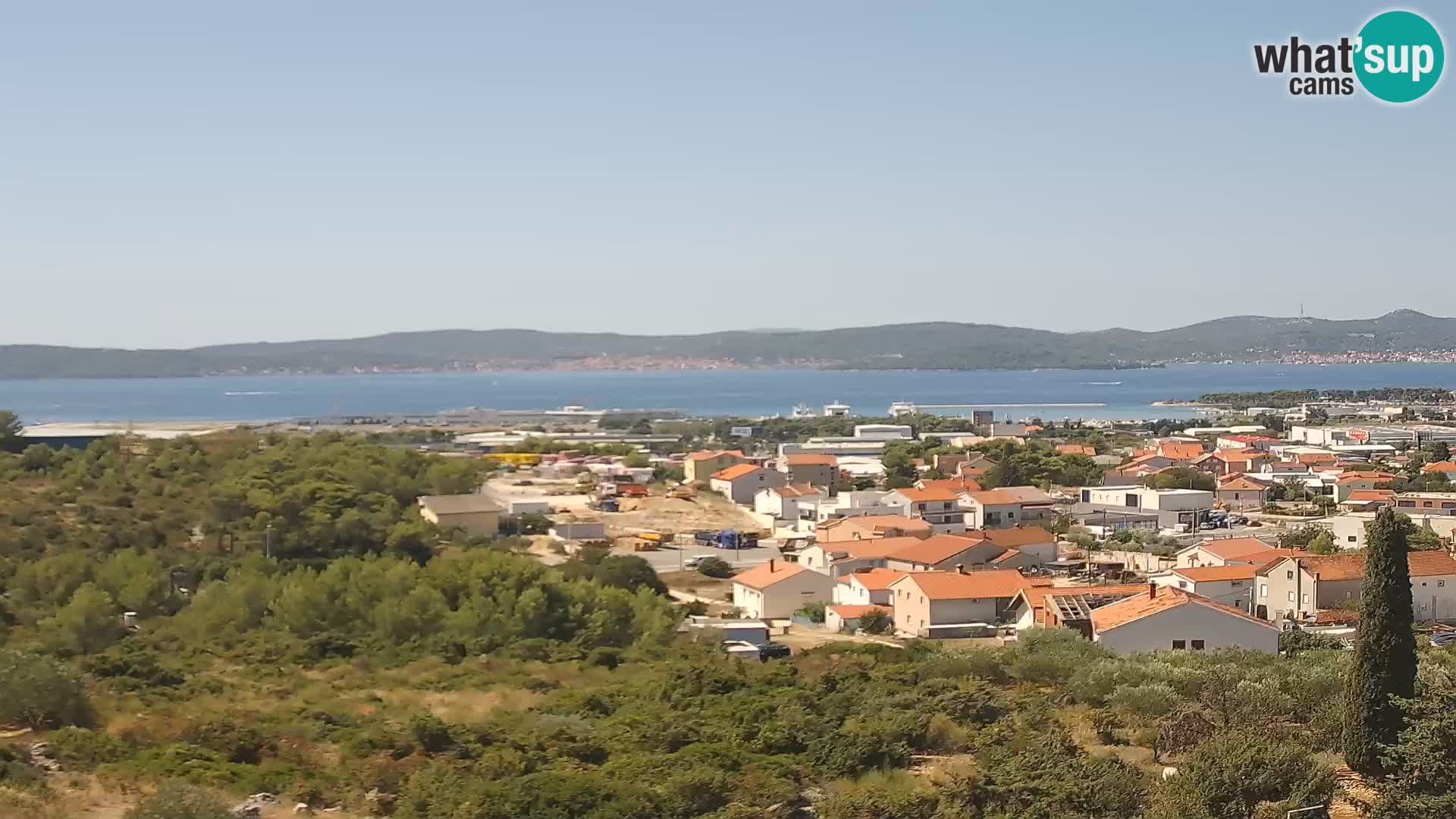 Zadar Pristanišče Gazenica s panoramsko spletno kamero, Zadar, Hrvaška