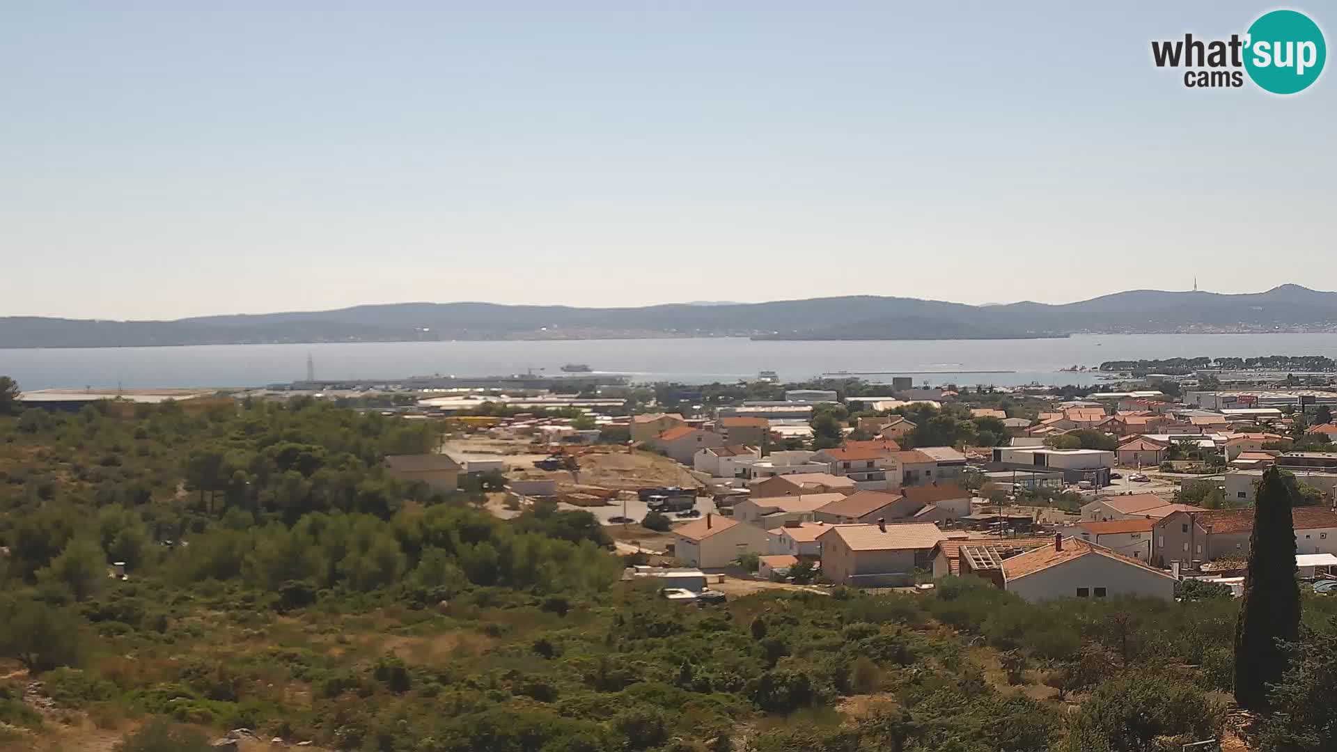 Zadar Pristanišče Gazenica s panoramsko spletno kamero, Zadar, Hrvaška