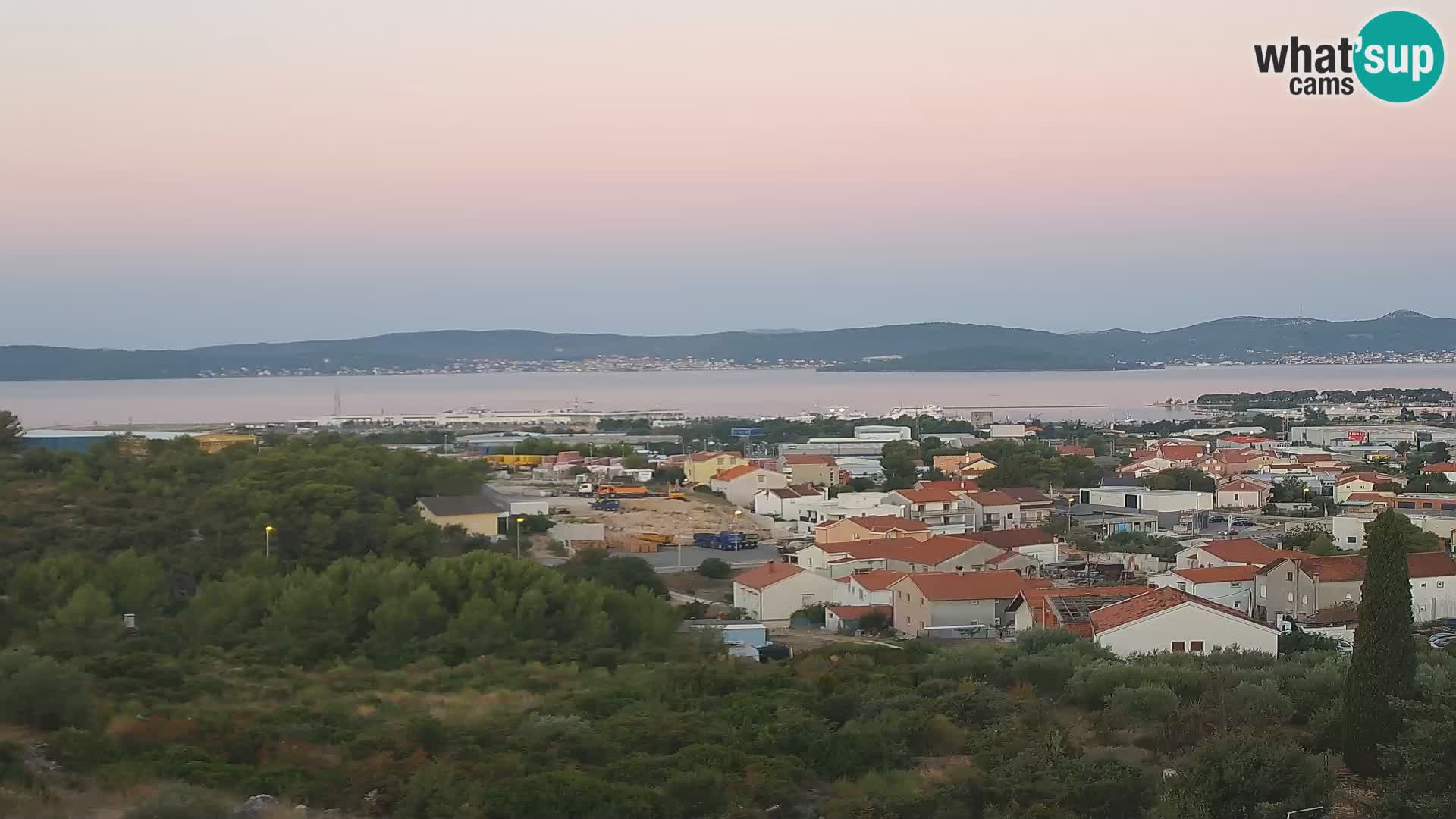 Zadar Port Gazenica Webcam Panorama, Zadar, Kroatien