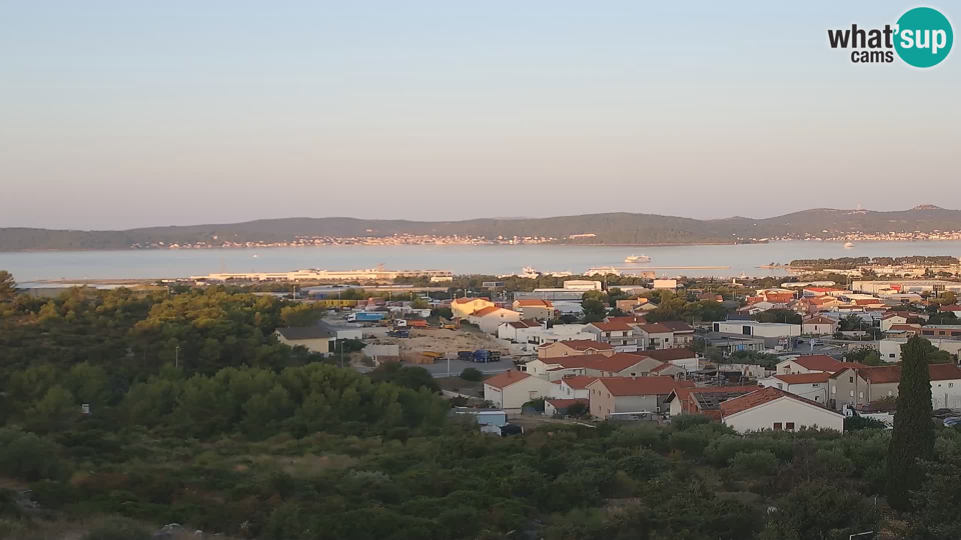 Panoramska web kamera Luke Gaženica u Zadru, Hrvatska