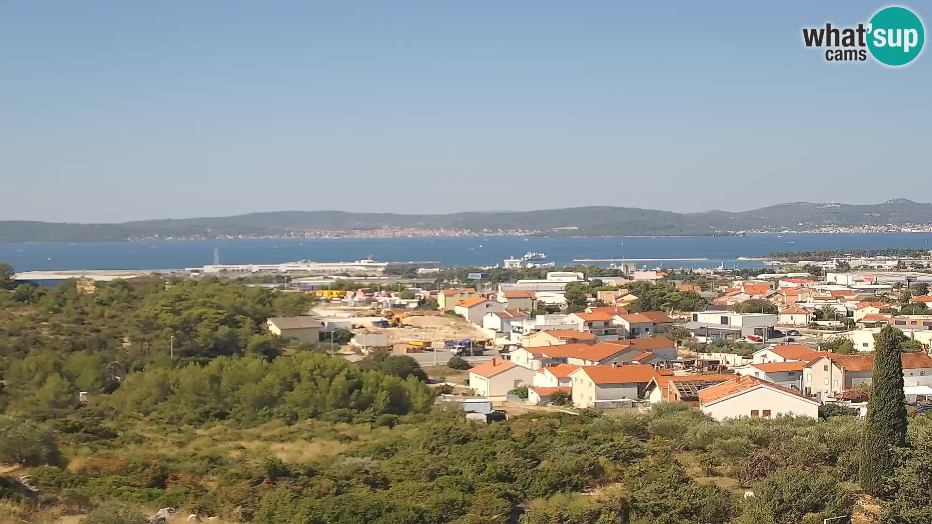 Panorama de la Webcam del Puerto Gazenica de Zadar, Zadar, Croacia